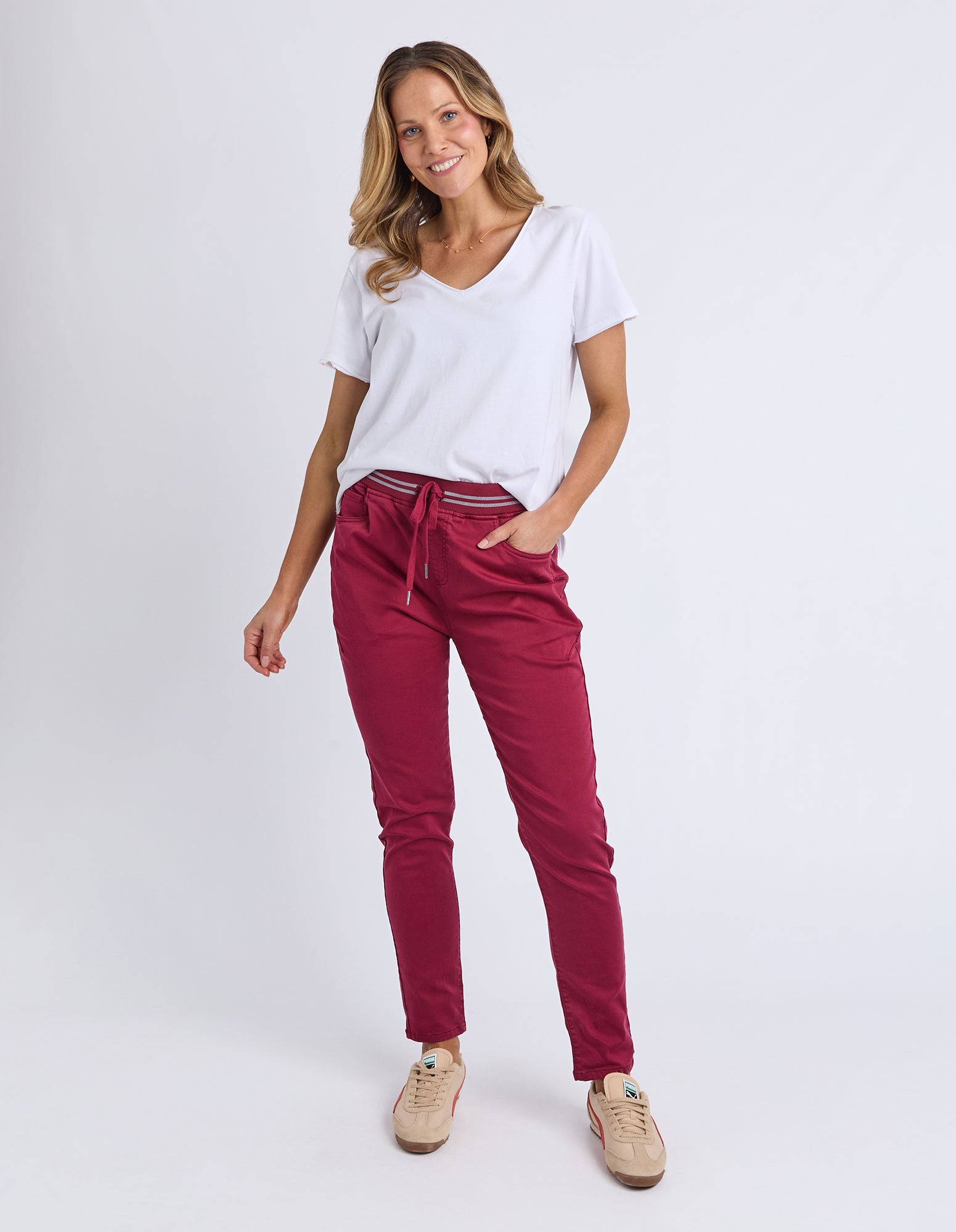 Margo Jogger Maroon