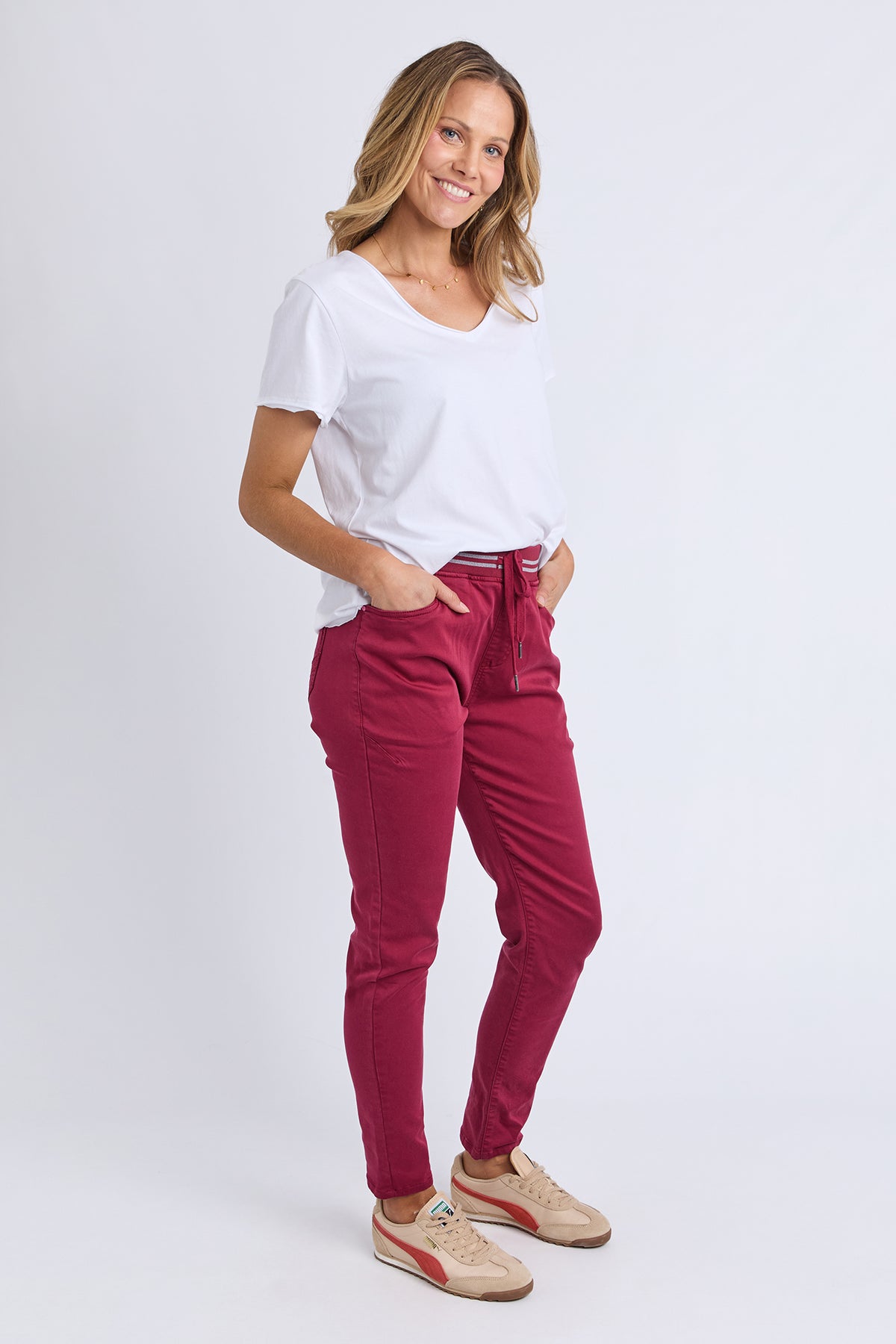 Margo Jogger Maroon