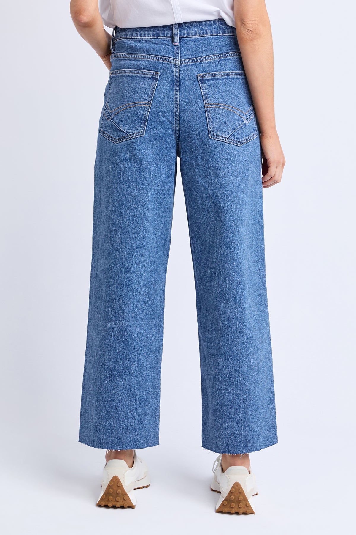 Sylvie Wide Leg Jean Blue