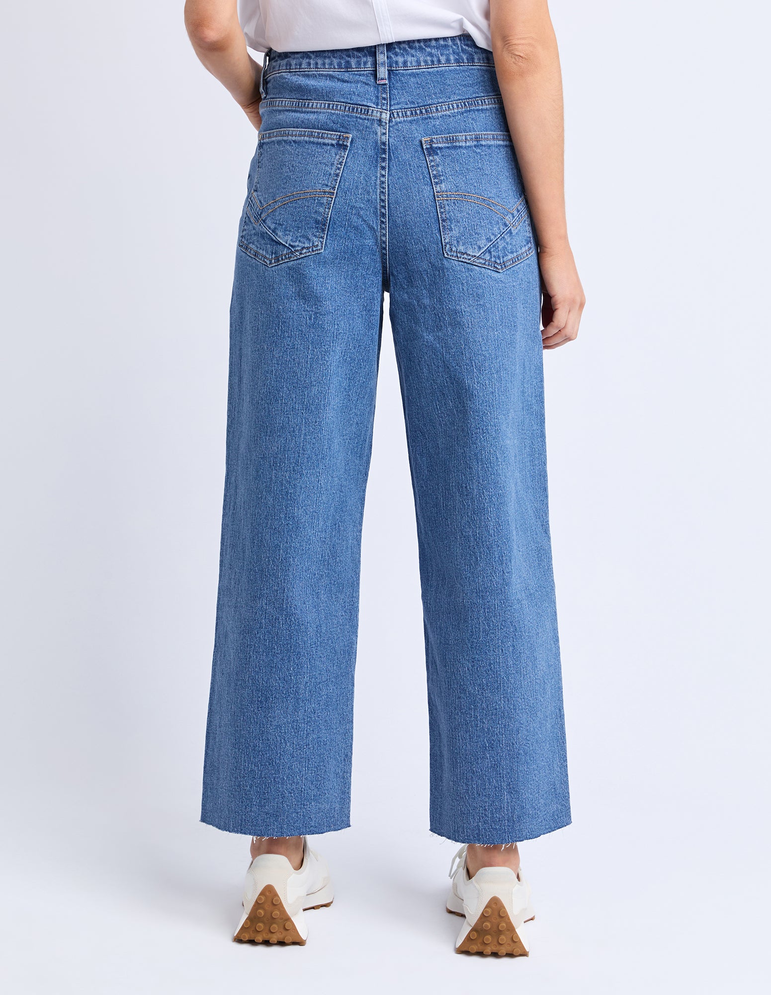 Sylvie Wide Leg Jean Blue