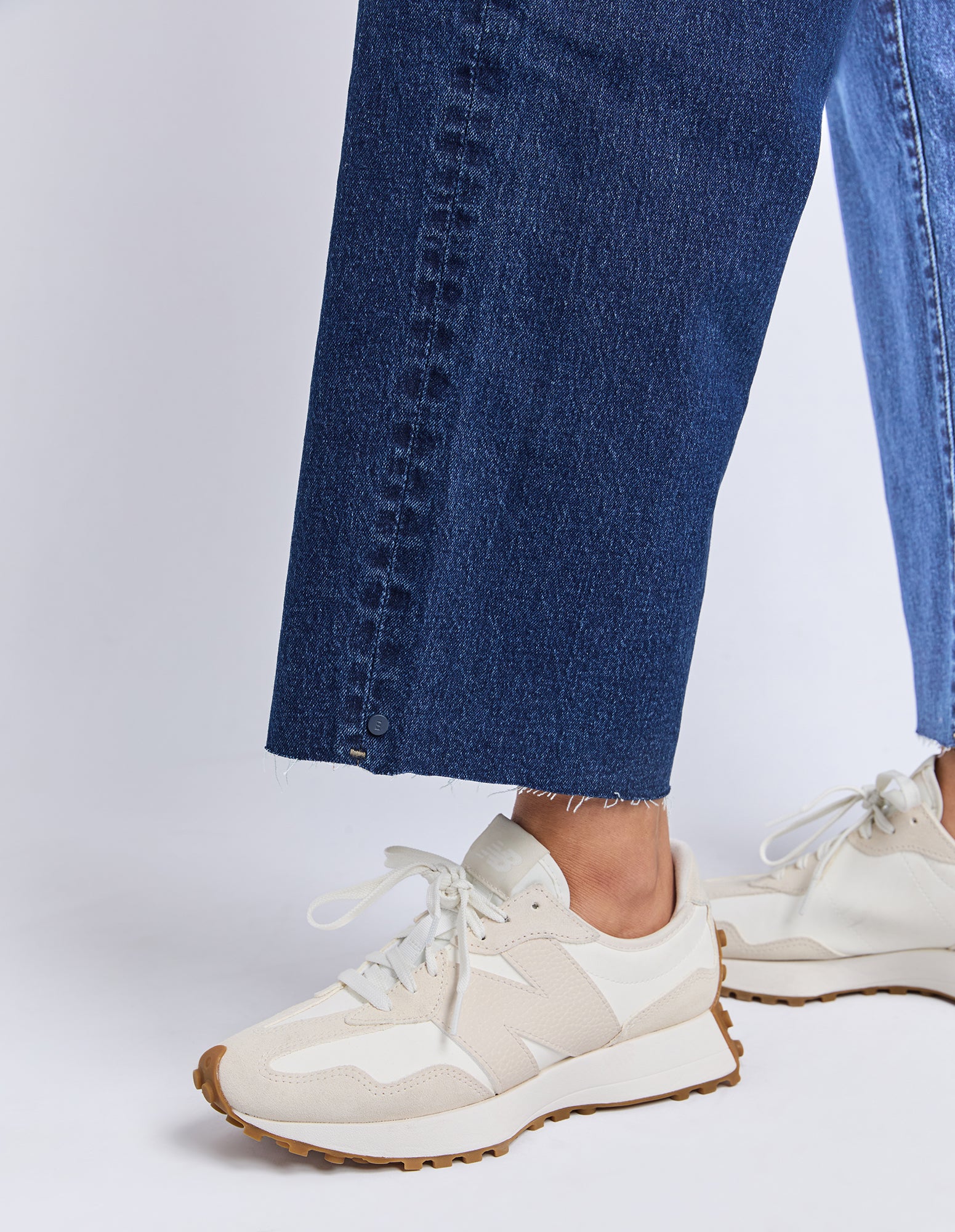 Sylvie Wide Leg Jean Dark Blue Wash