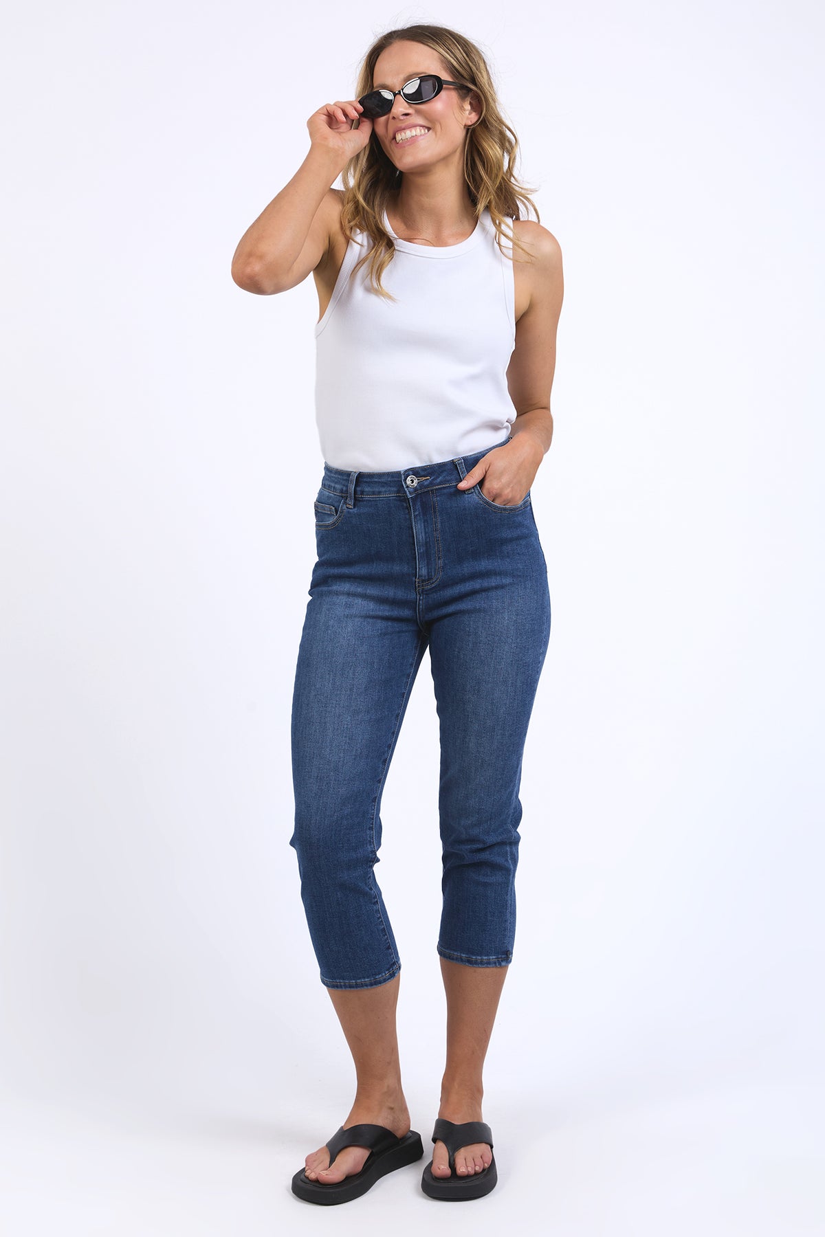 Mollie Capri Jean Blue