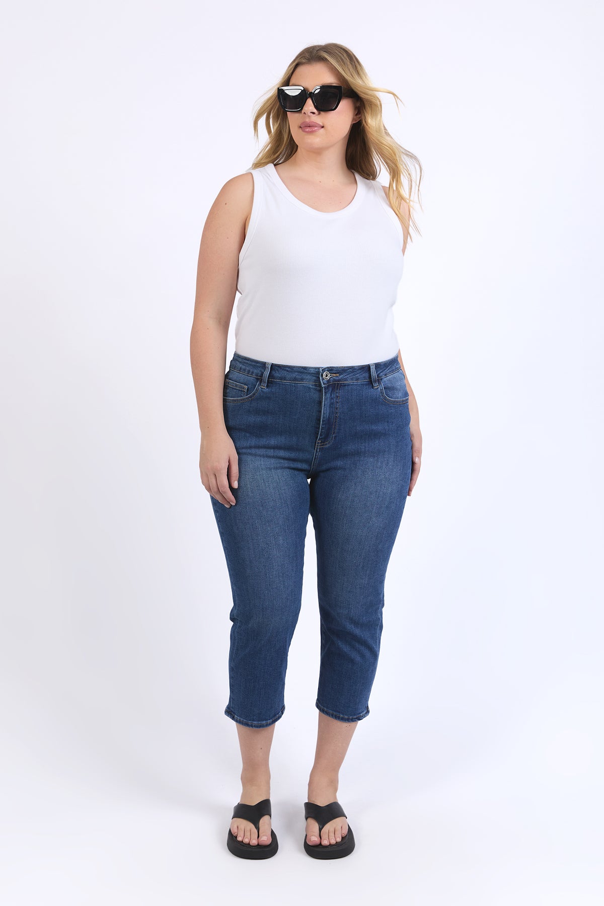 Mollie Capri Jean Blue