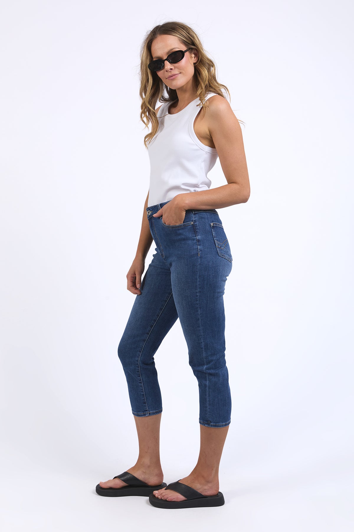 Mollie Capri Jean Blue