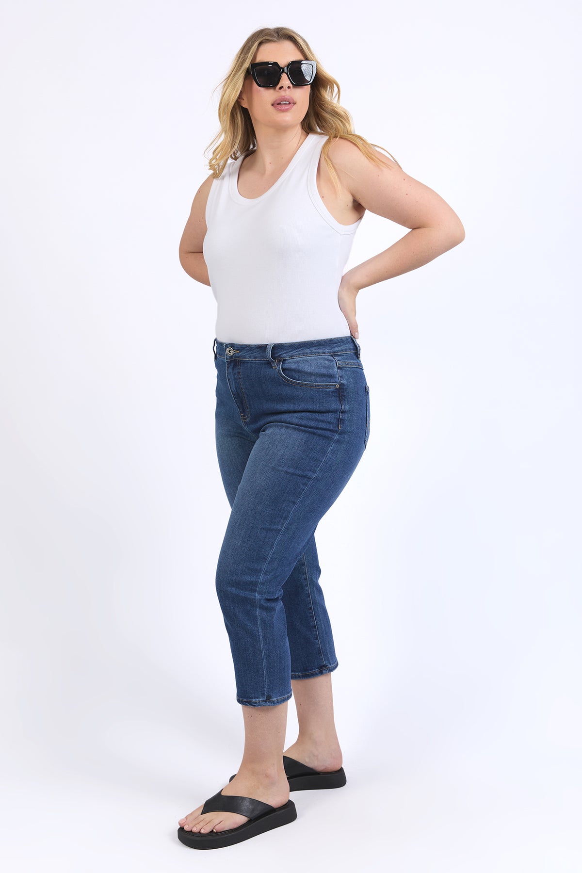 Mollie Capri Jean Blue