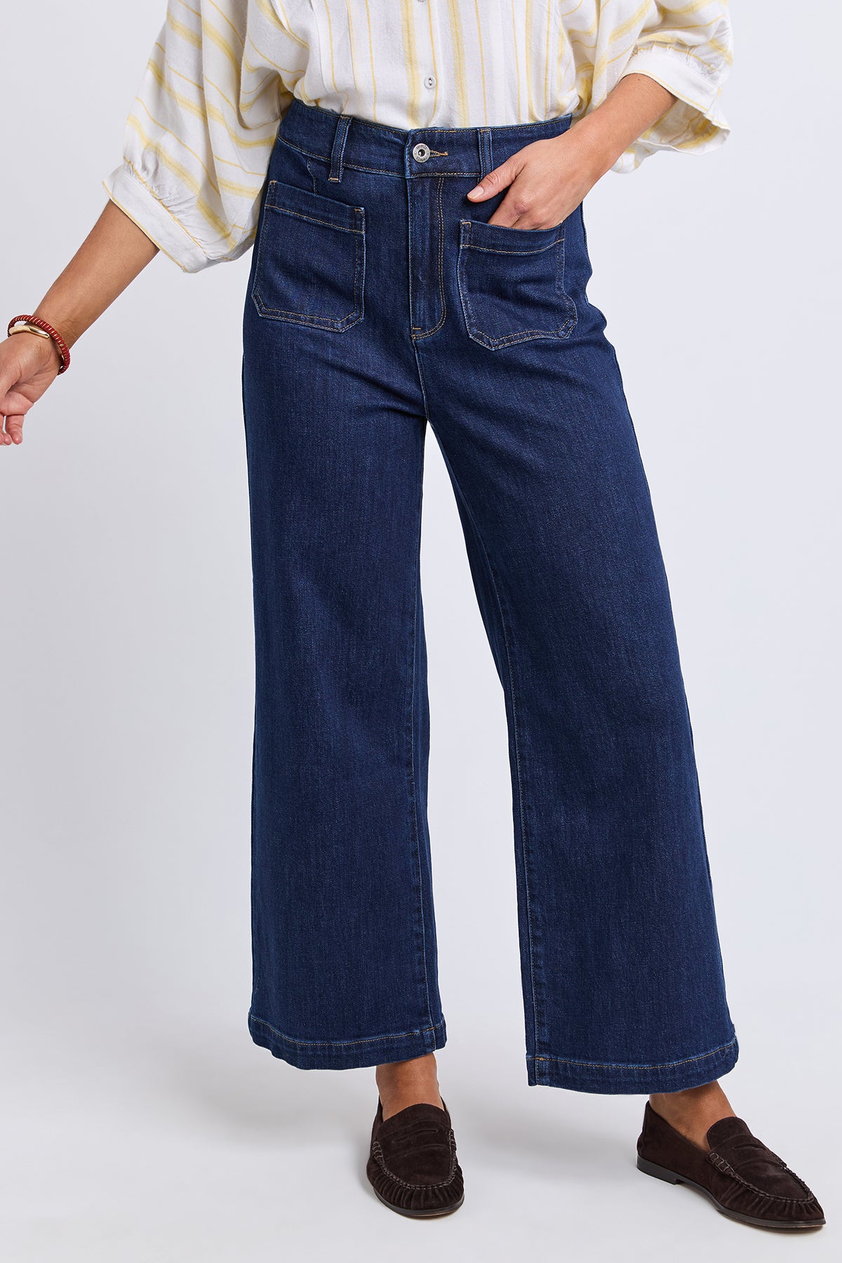 Alyssa Front Pocket Jean Sapphire