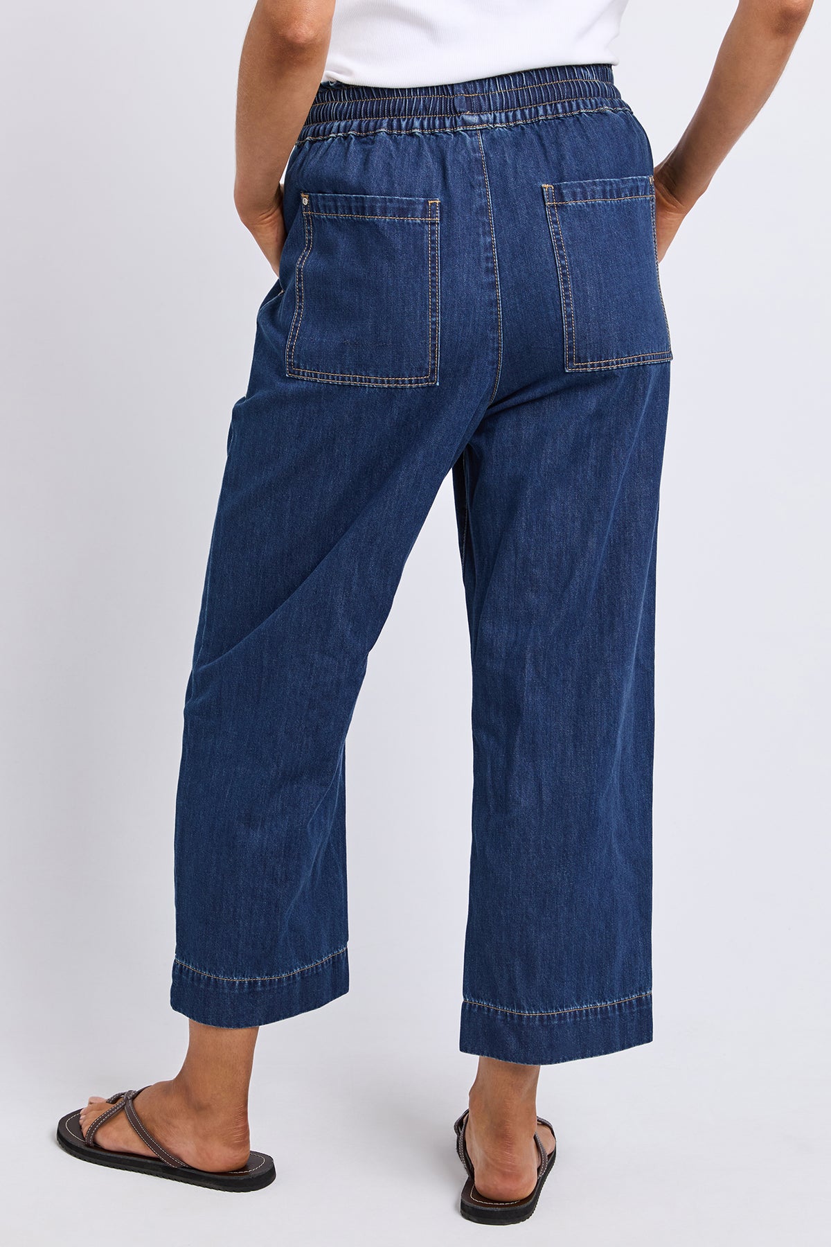 Greta Slim Leg Denim Pant Extra Dark Wash