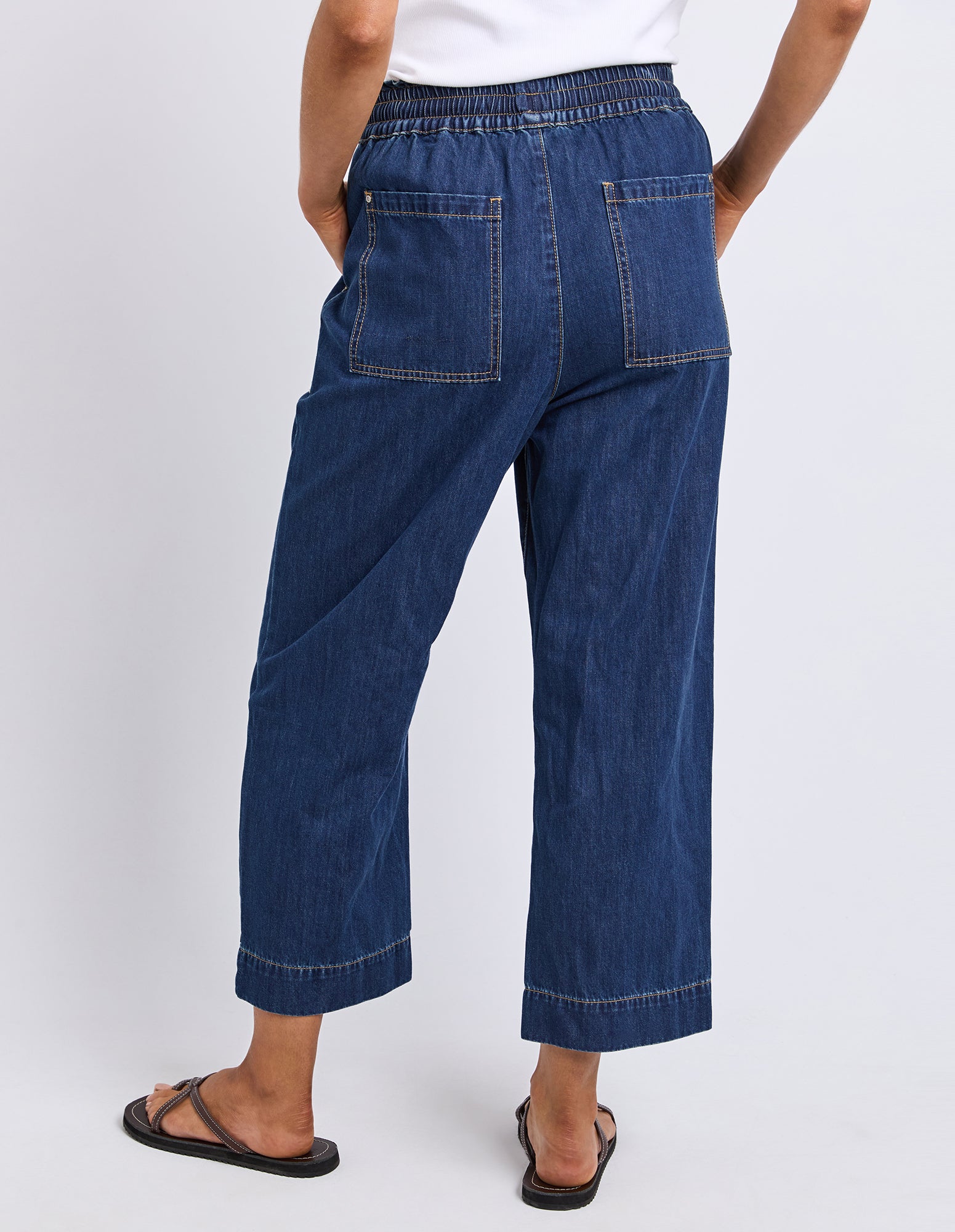 Greta Slim Leg Denim Pant Extra Dark Wash