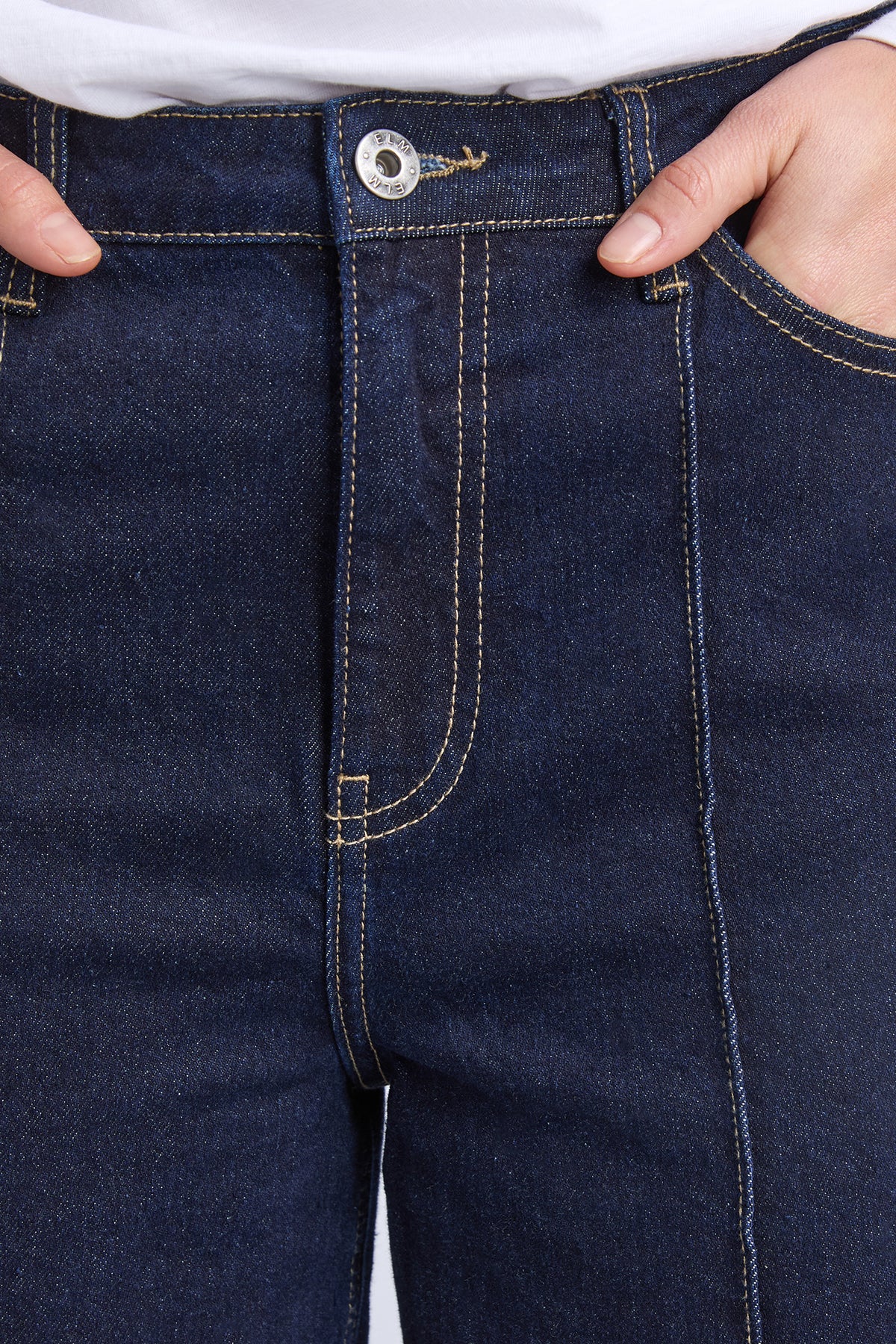 Ando Pin Tuck Jean Dark Blue Wash