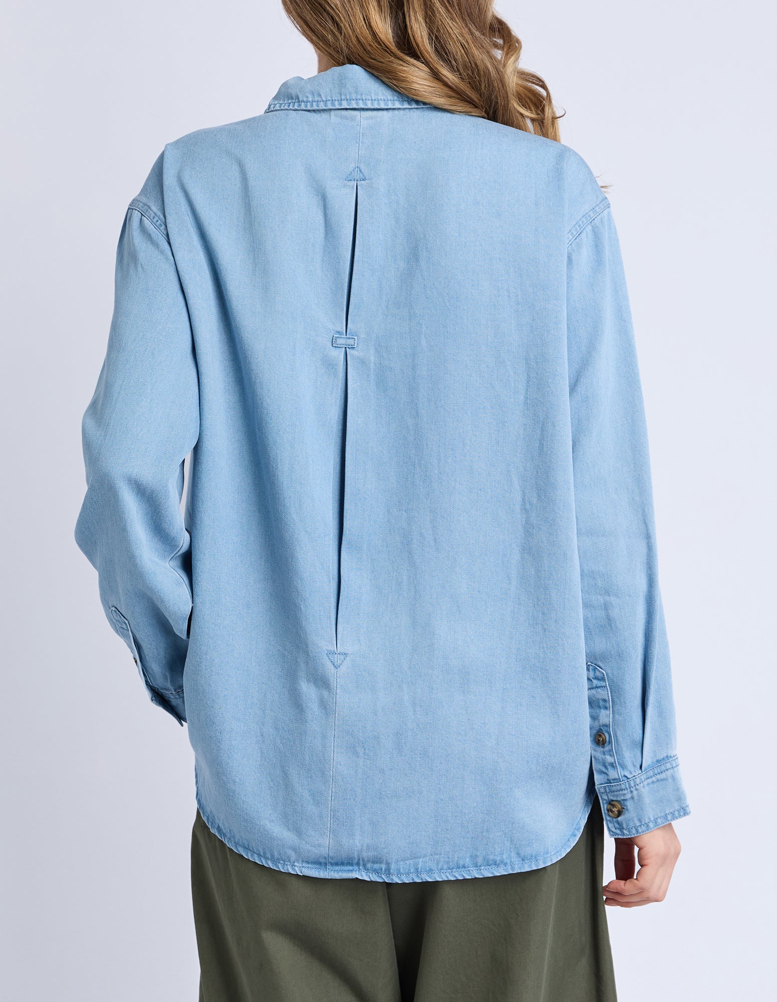 Star Denim Shirt Light Blue Wash