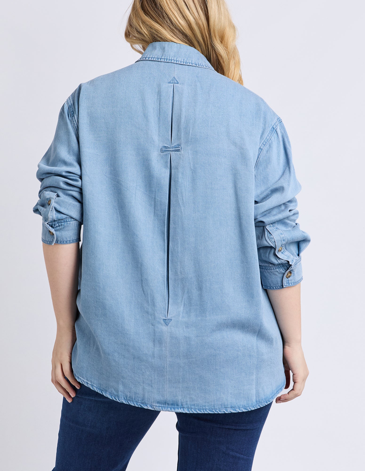 Star Denim Shirt Light Blue Wash