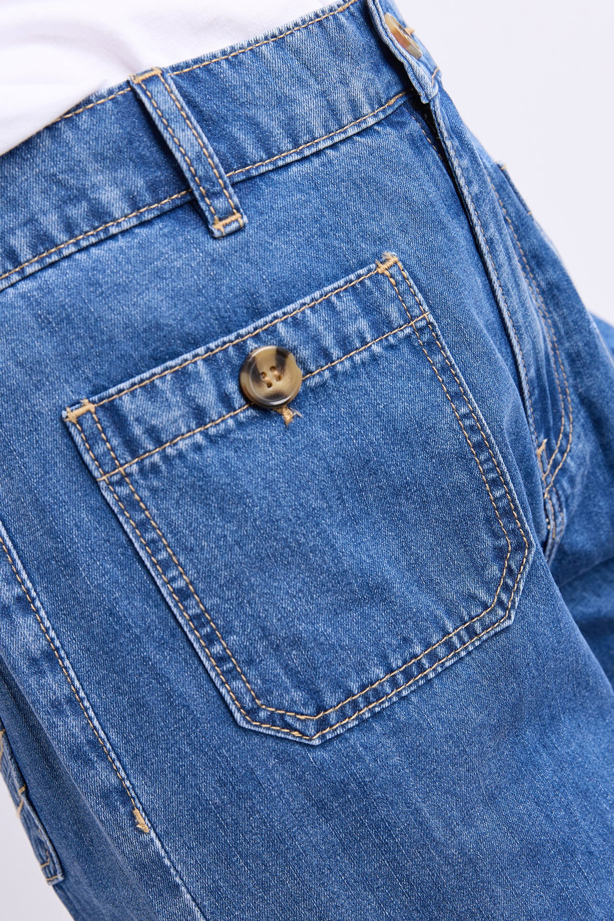 Sadie Jean Mid Blue Wash