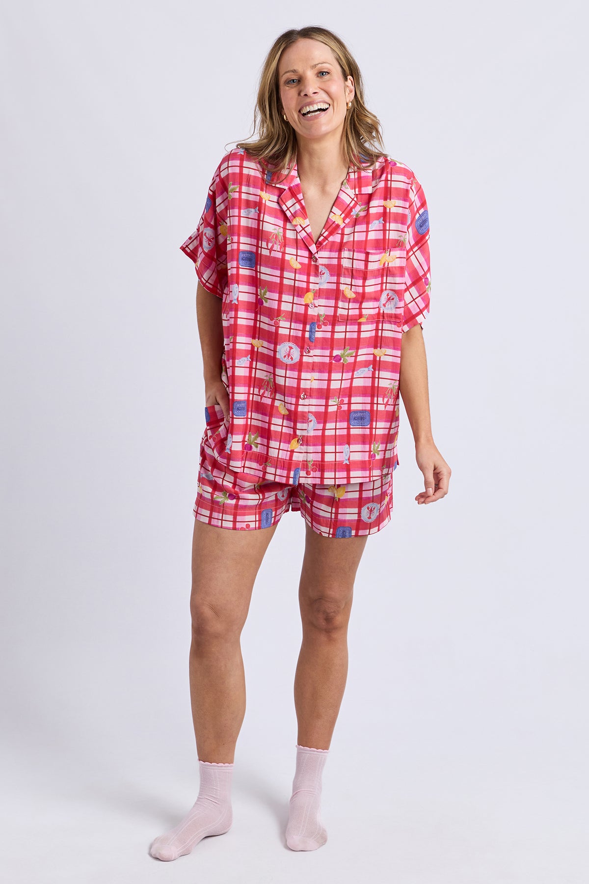 Napoli Nights Pj Set Multicoloured