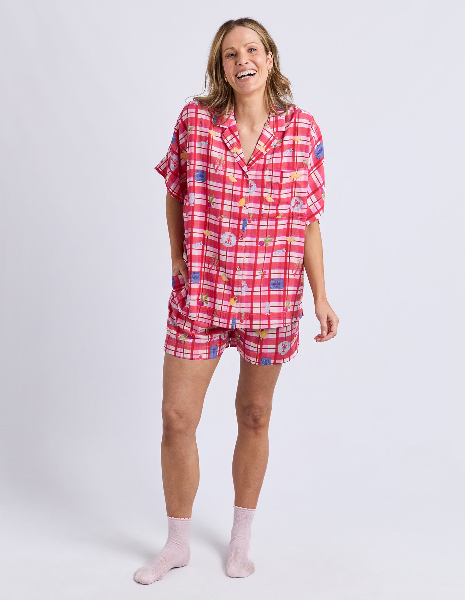 Napoli Nights Pj Set Multicoloured