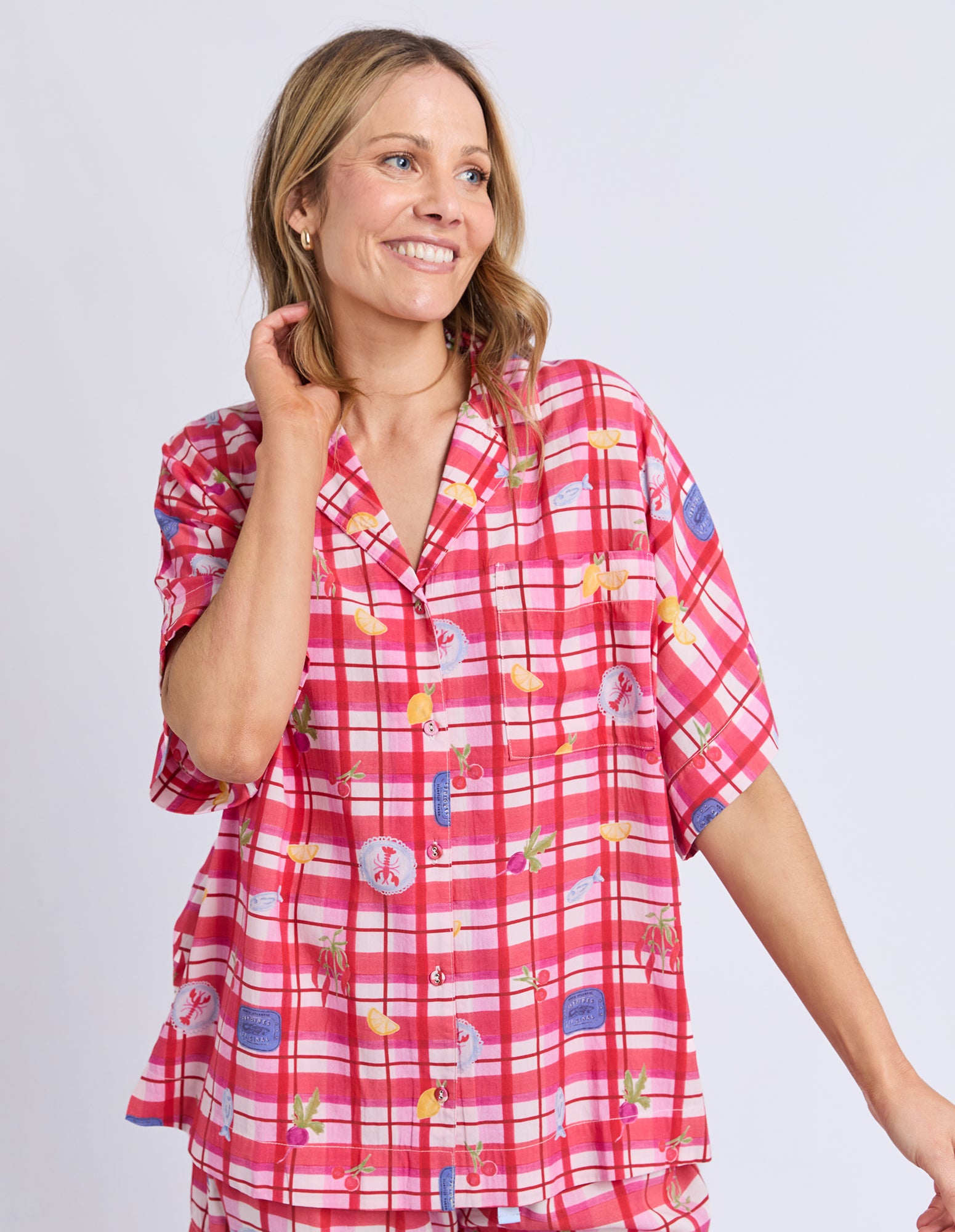 Napoli Nights Pj Set Multicoloured