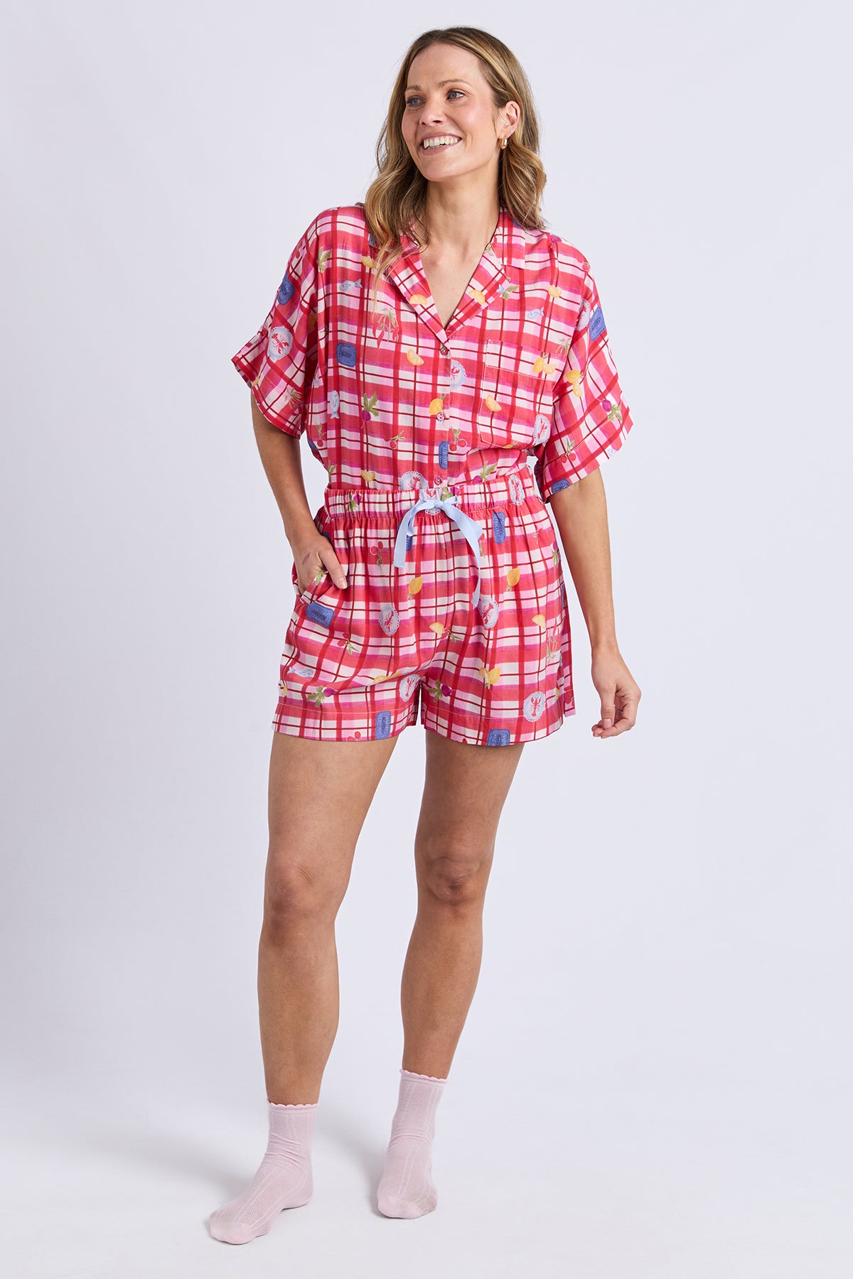 Napoli Nights Pj Set Multicoloured