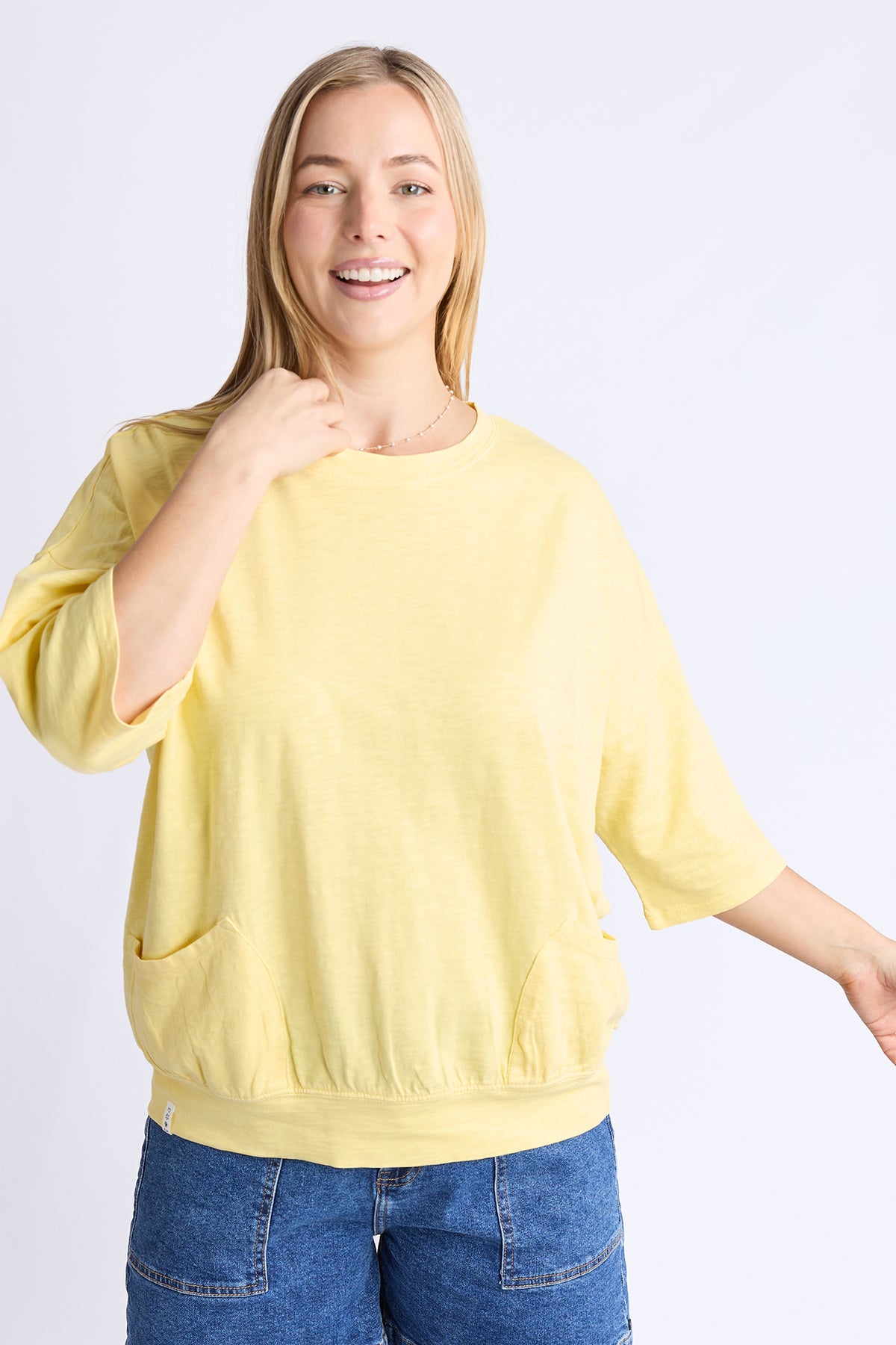 Mazie Sweat Pale Banana