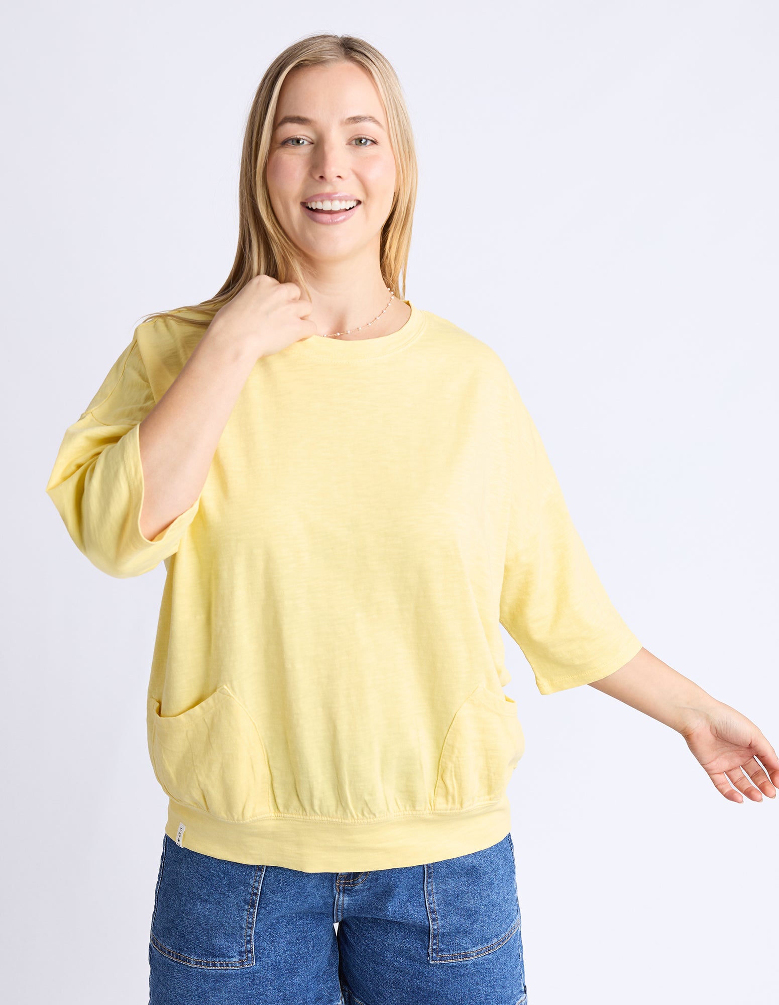 Mazie Sweat Pale Banana