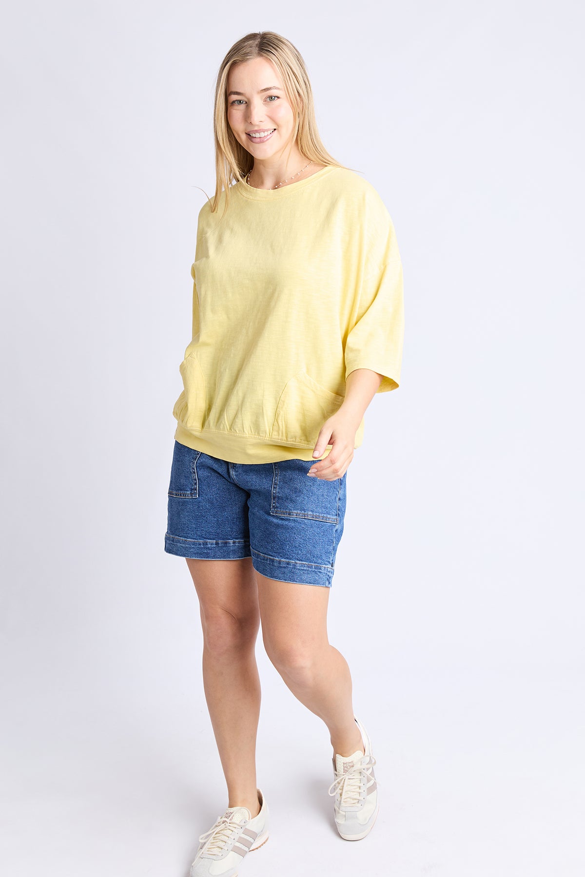 Mazie Sweat Pale Banana