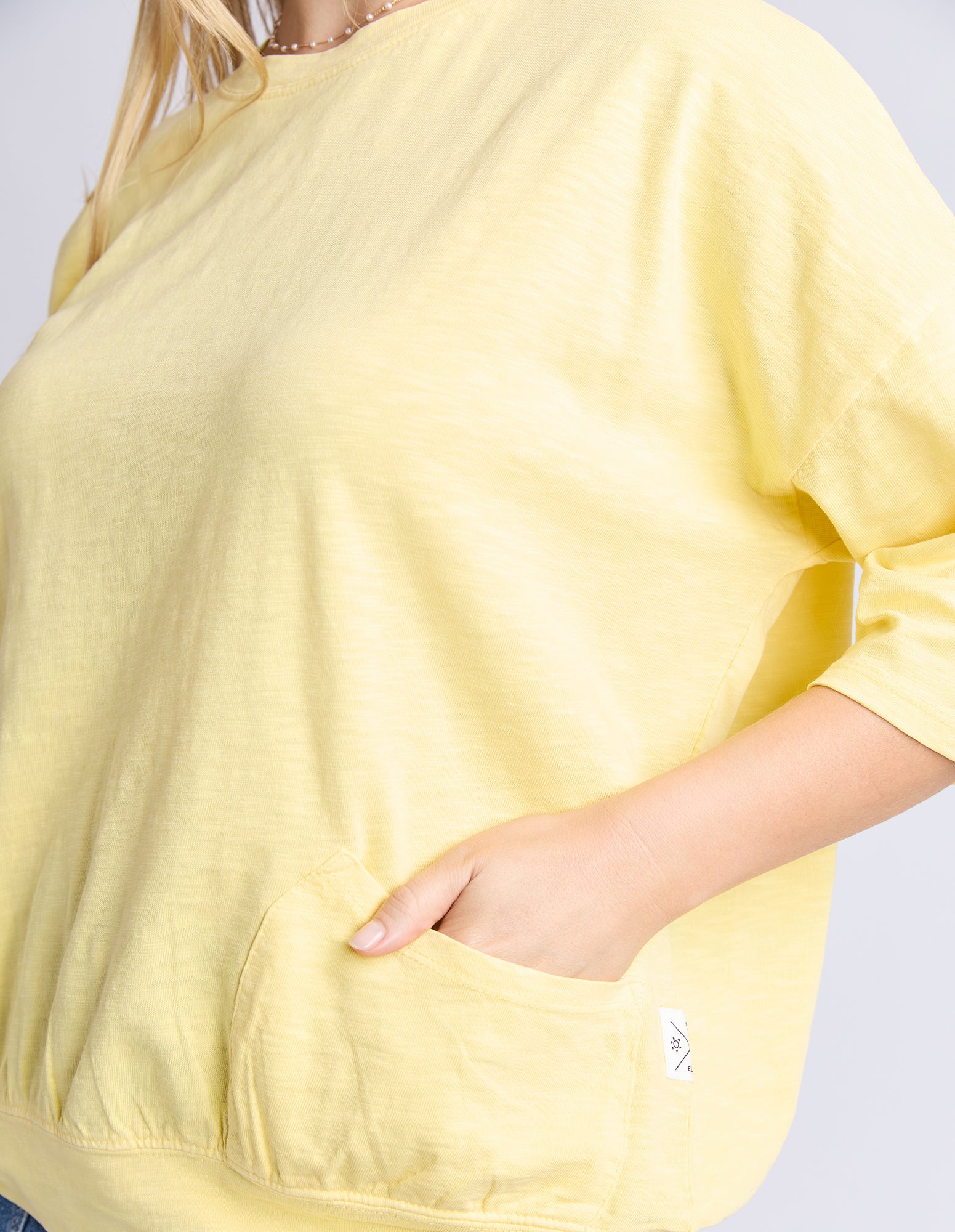 Mazie Sweat Pale Banana
