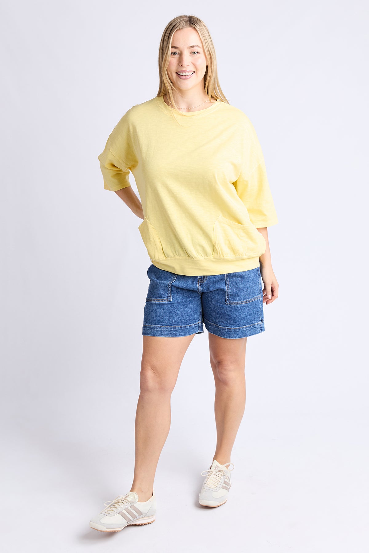 Mazie Sweat Pale Banana