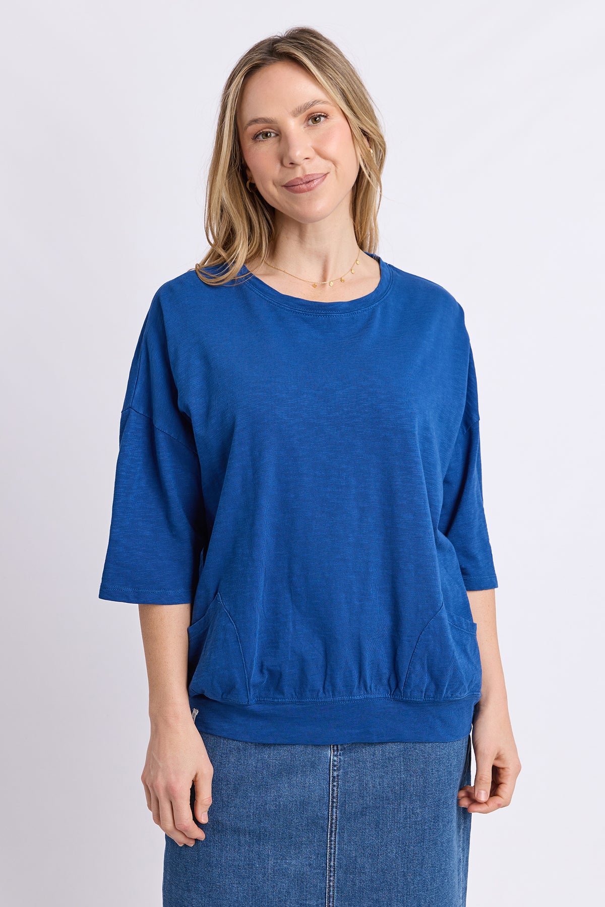 Mazie Sweat China Blue