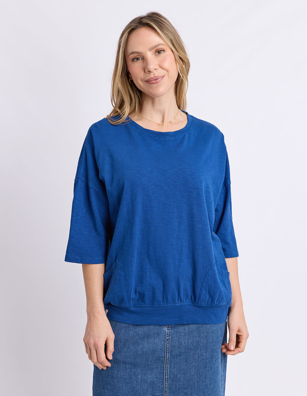 Mazie Sweat China Blue