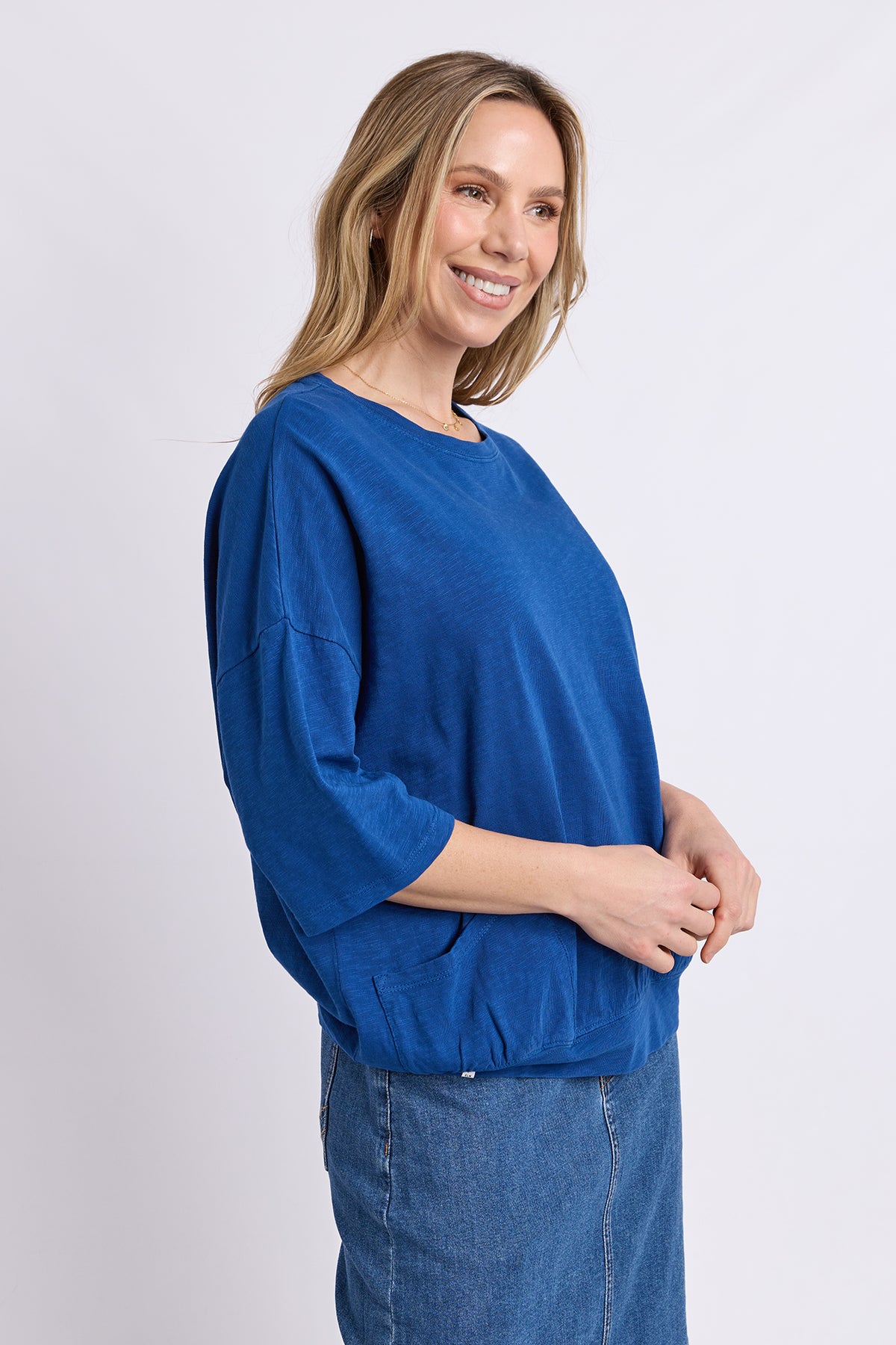 Mazie Sweat China Blue