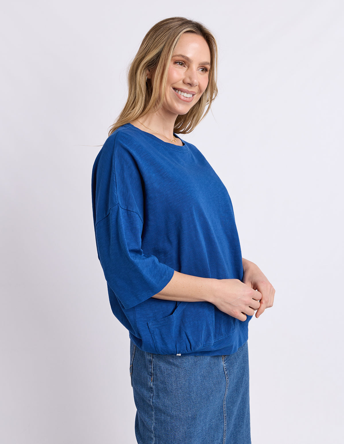 Mazie Sweat China Blue