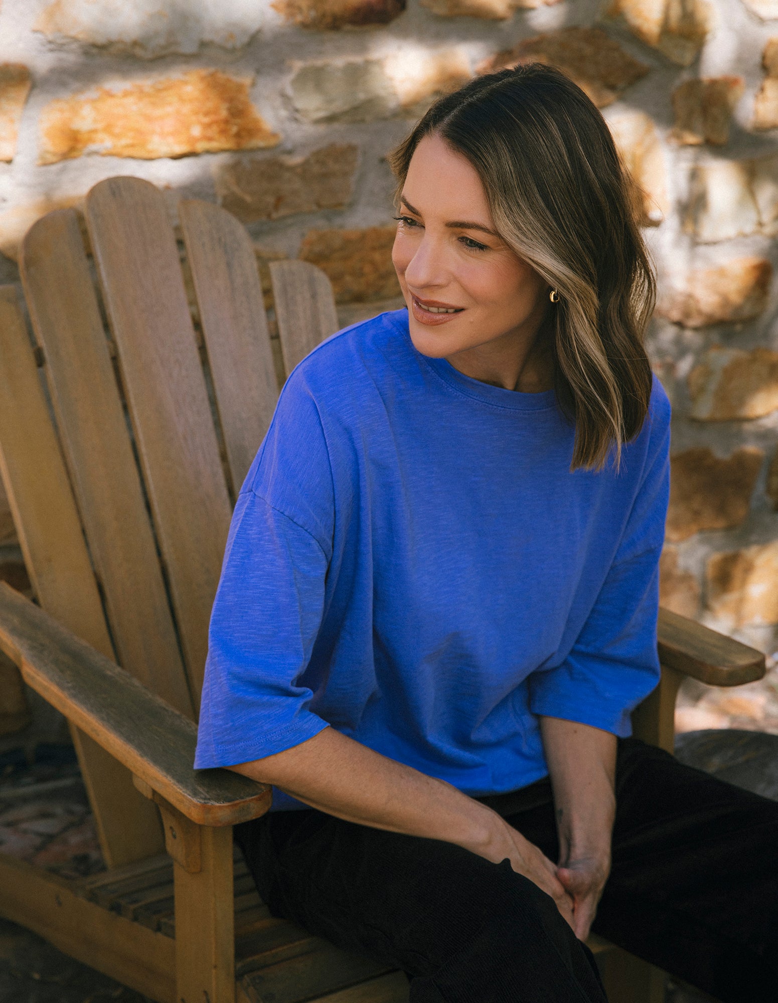 Mazie Sweat Cornflower