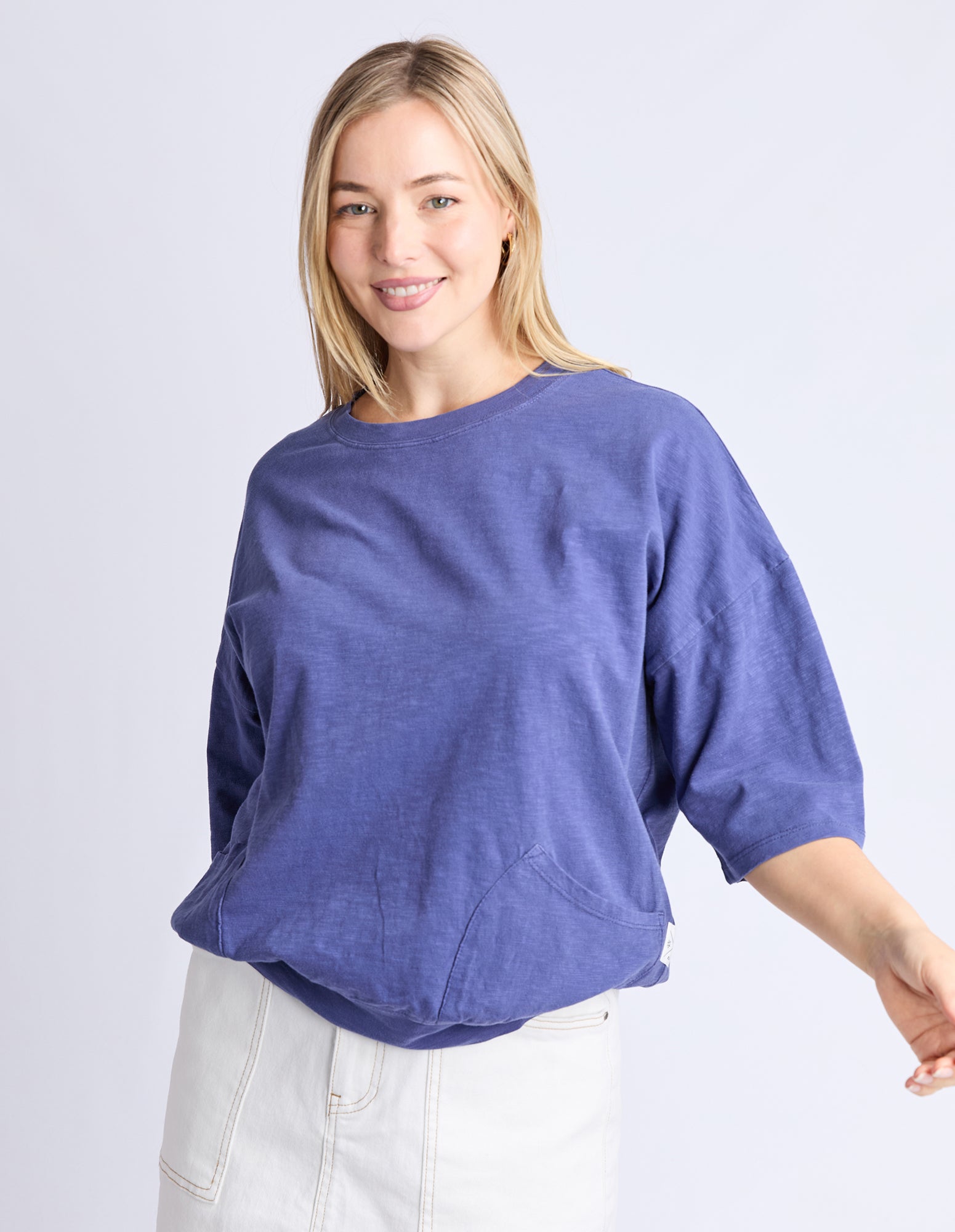 Mazie Sweat Vintage Blue