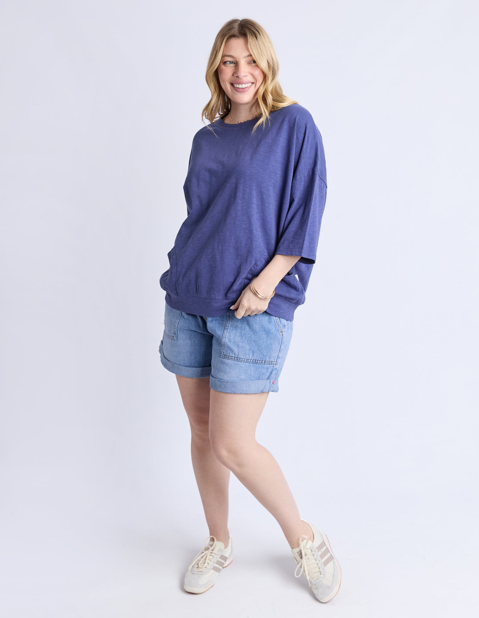 Mazie Sweat Vintage Blue