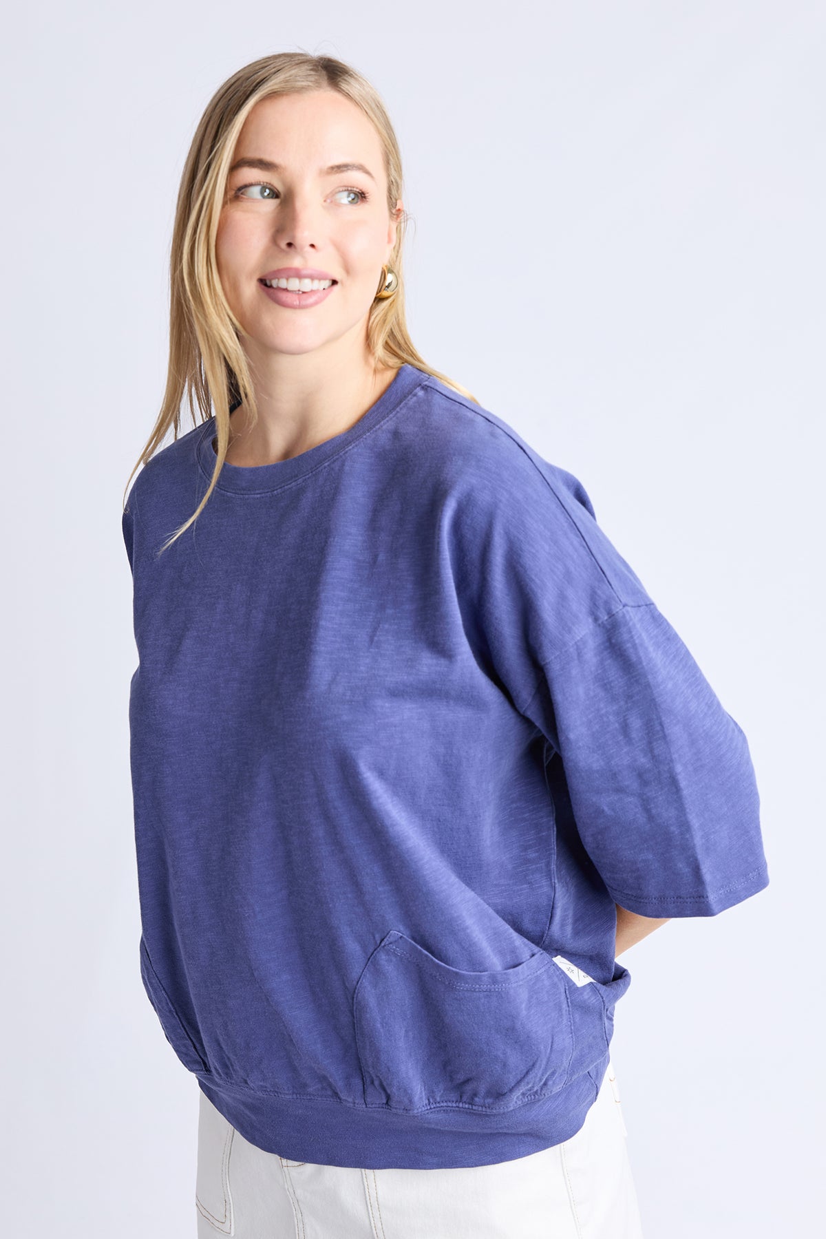 Mazie Sweat Vintage Blue