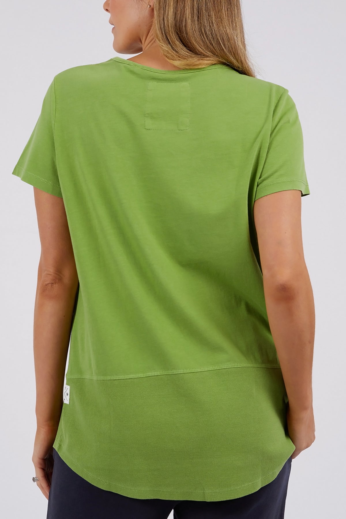 Rib Tee Jungle Green