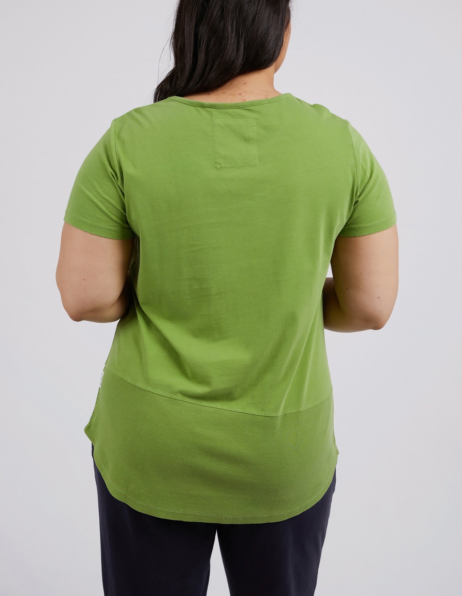 Rib Tee Jungle Green