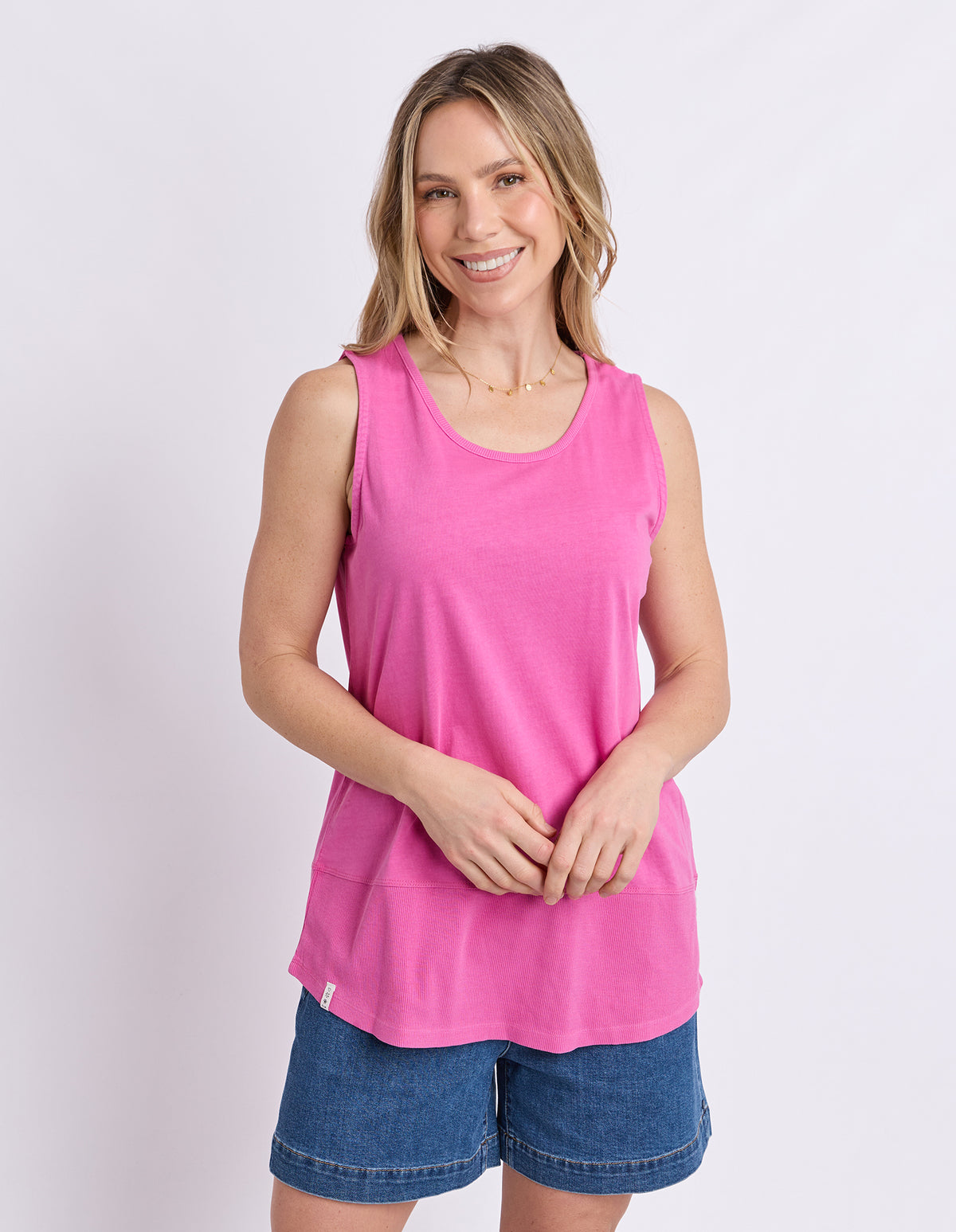 Rib Tank Magenta