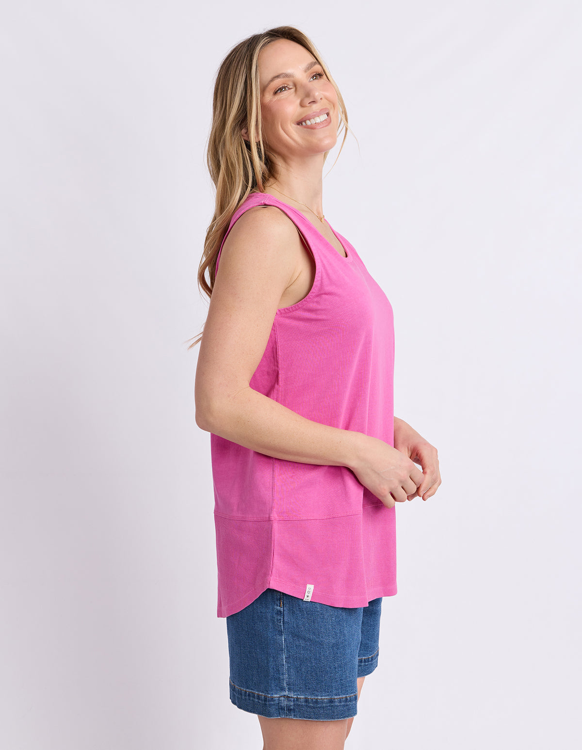 Rib Tank Magenta