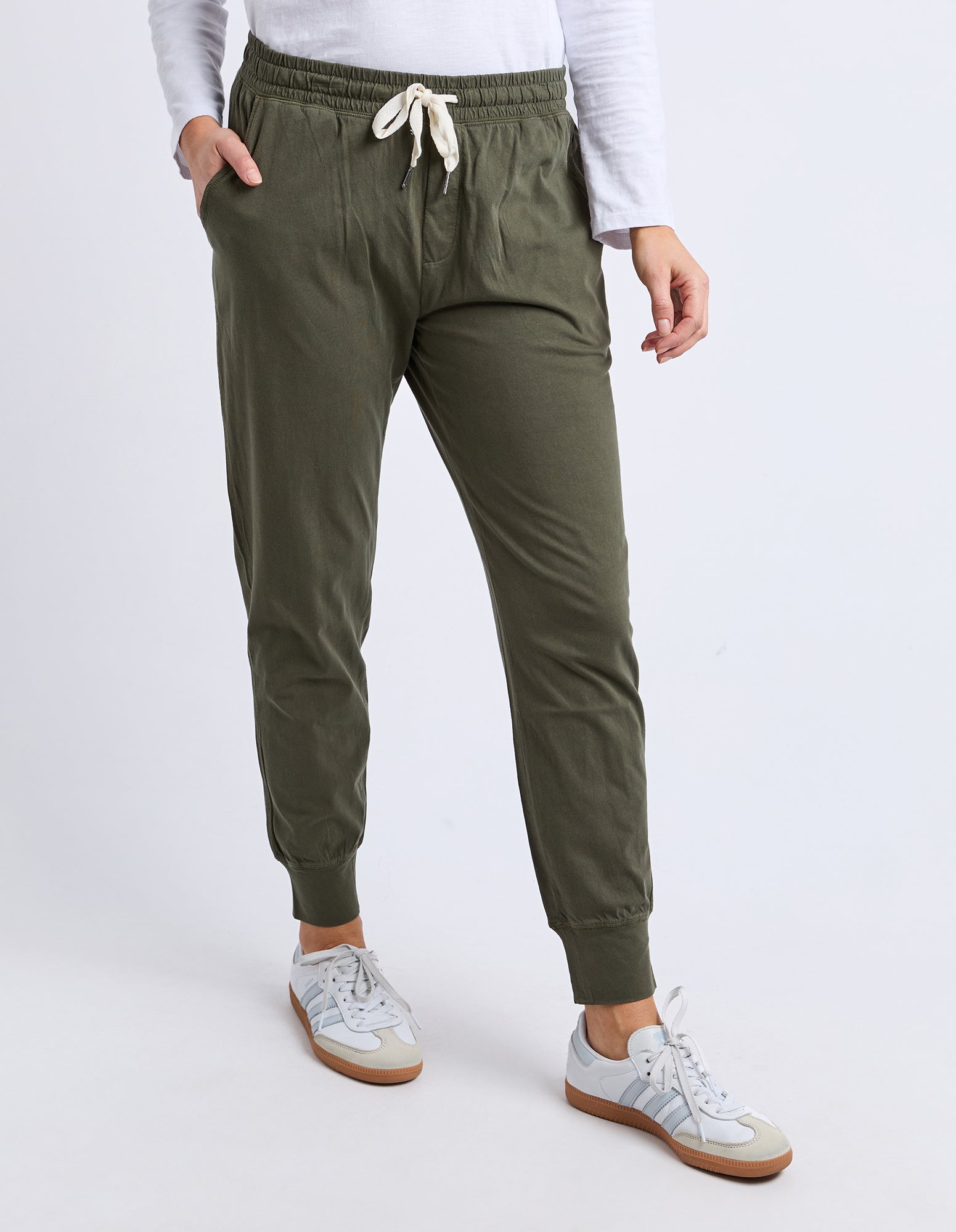 Wash Out Lounge Pant Khaki