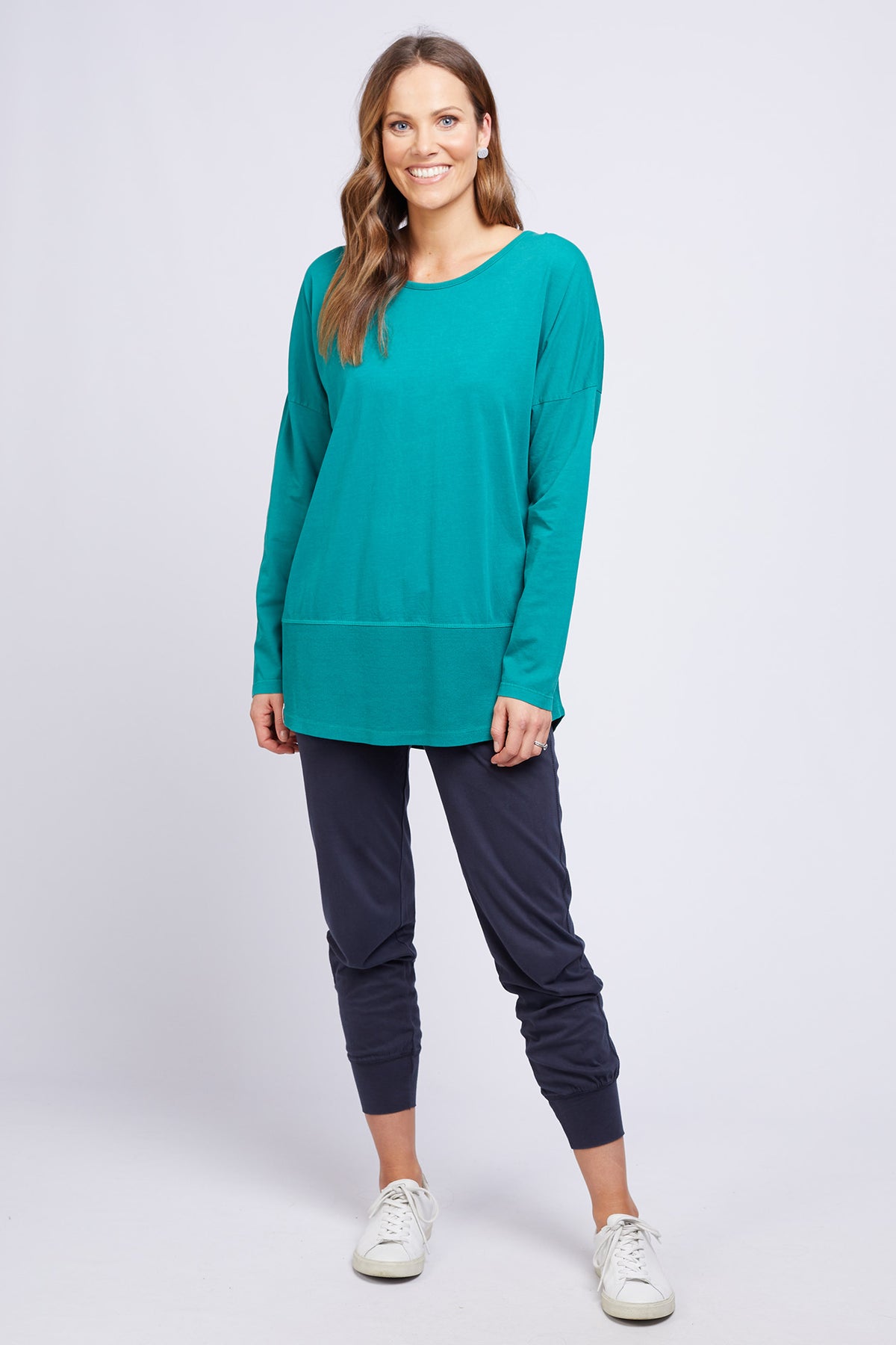 Rib Long Sleeve Winter Green