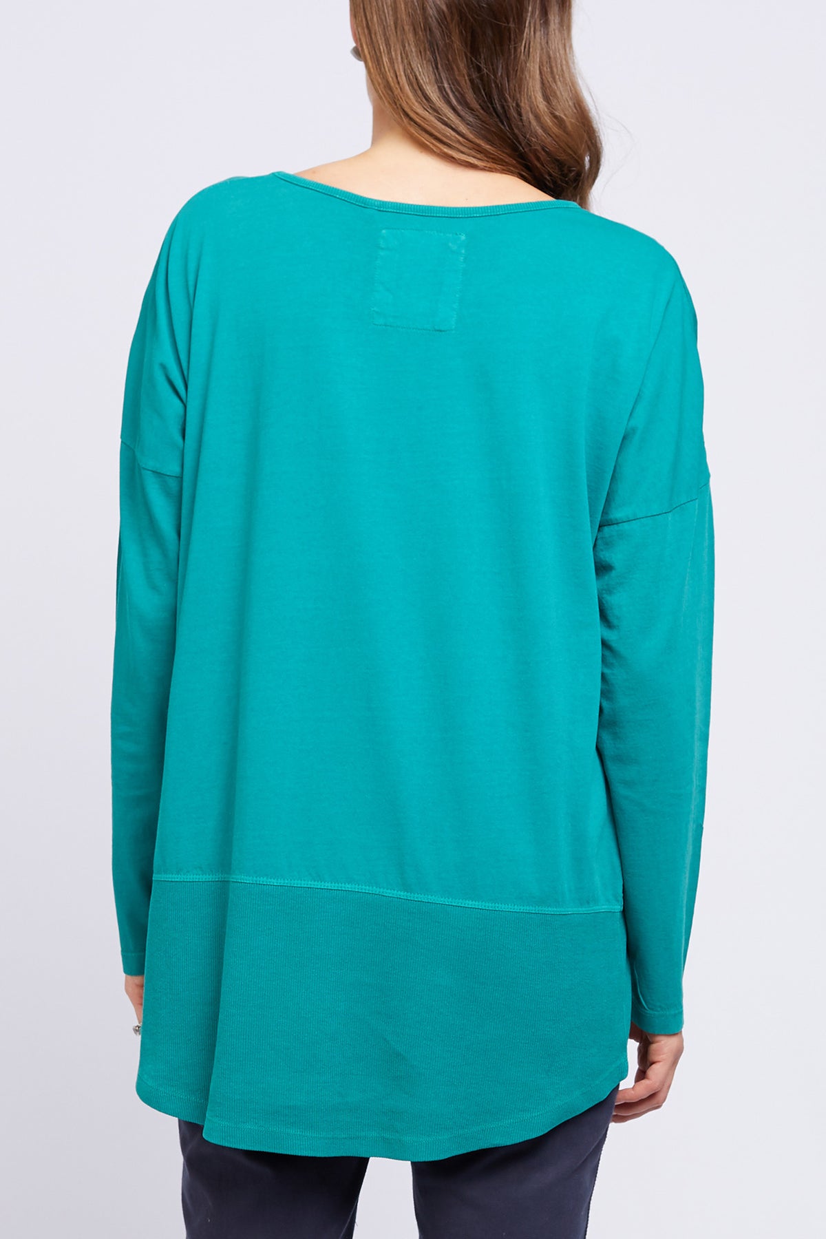 Rib Long Sleeve Winter Green