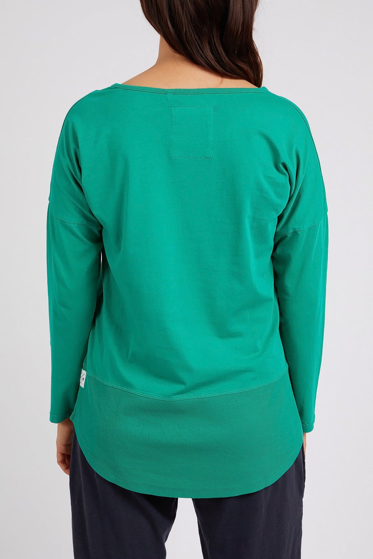 Rib Long Sleeve Goodness Green