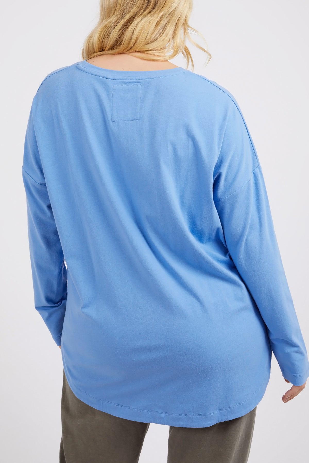 Society L/S Tee Cerulean Blue