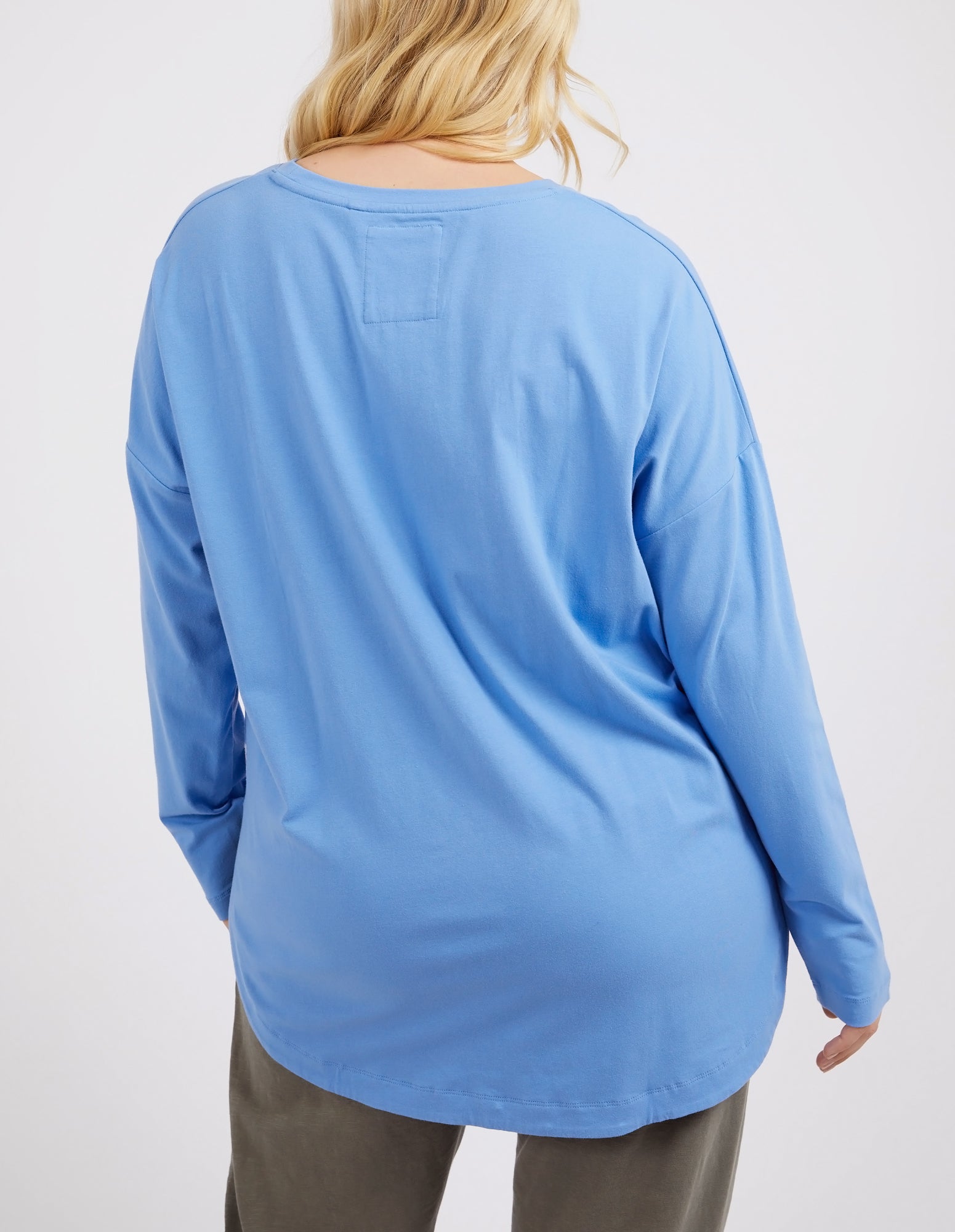 Society Long Sleeve Cerulean Blue