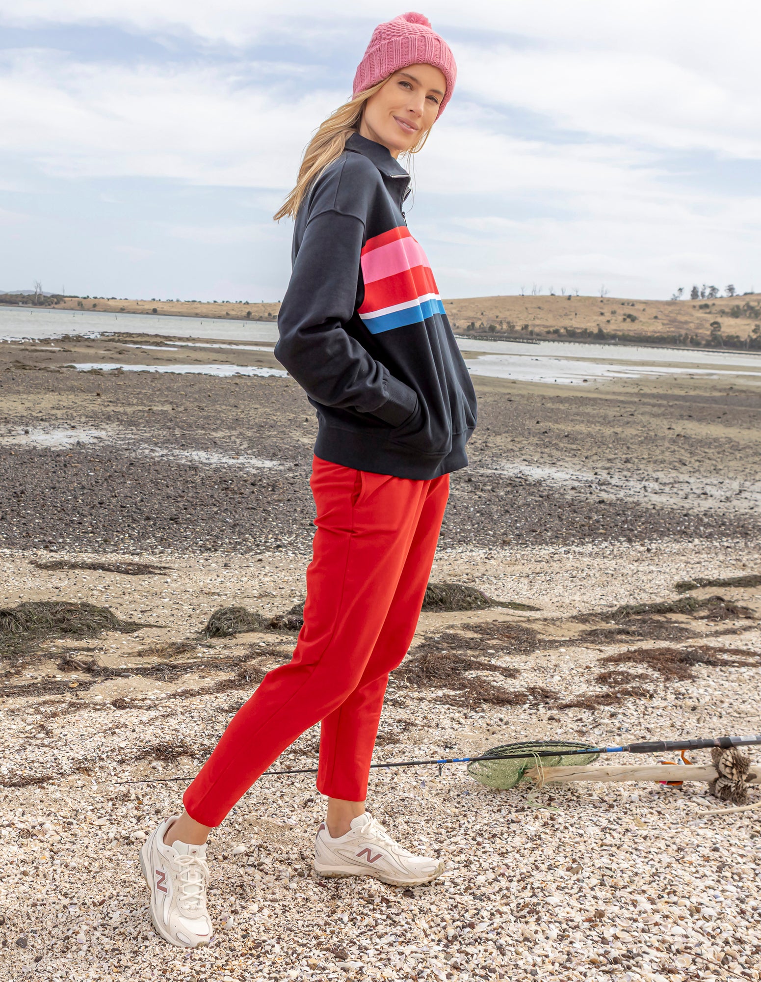 The Lobby Pant Cranberry