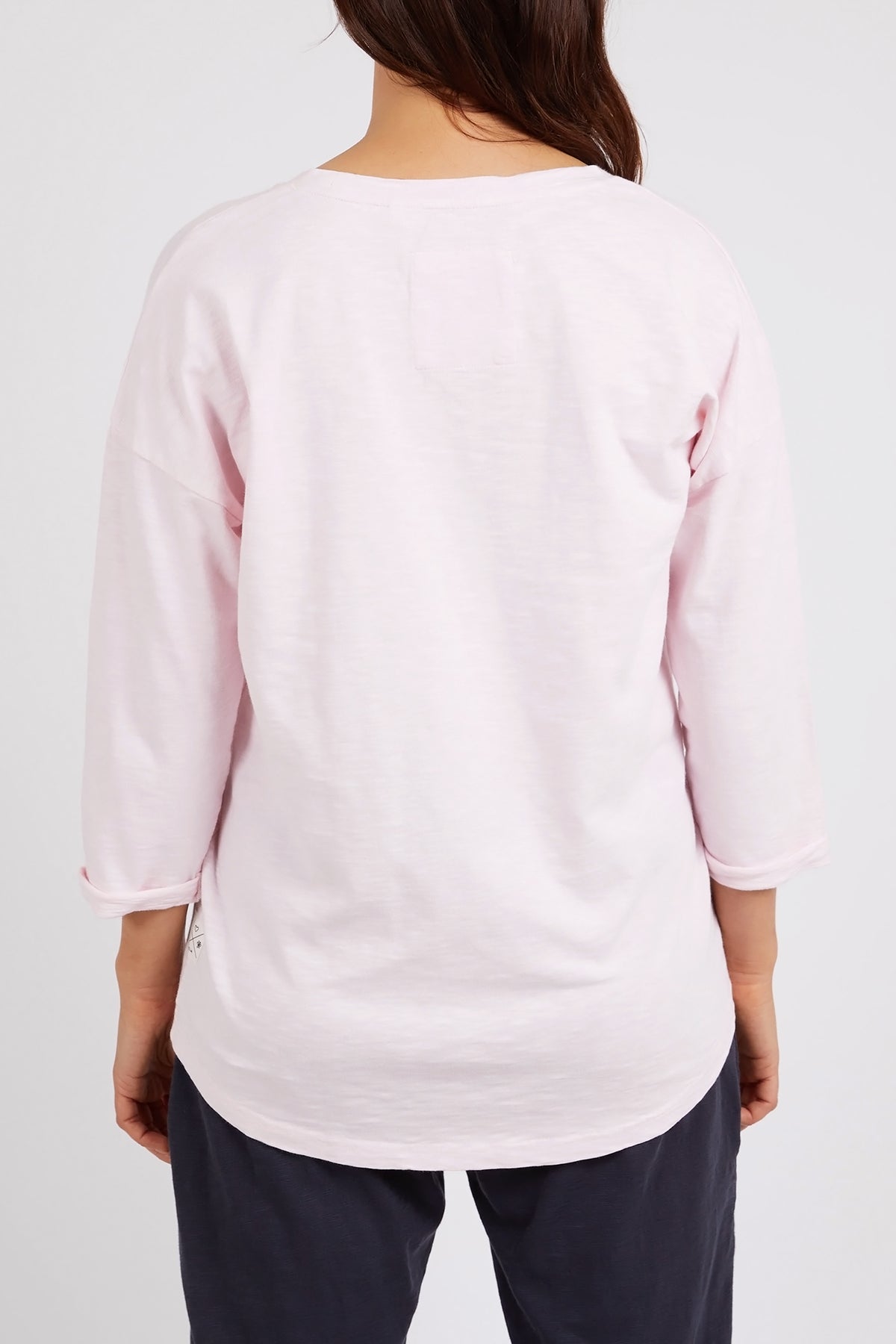 Annie 3/4 Sleeve Tee Pink Lady