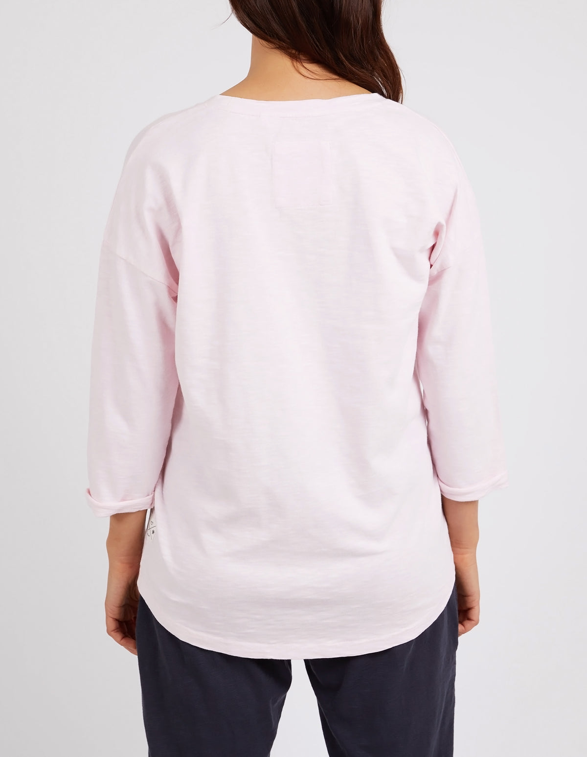 Annie 3/4 Sleeve Tee Pink Lady