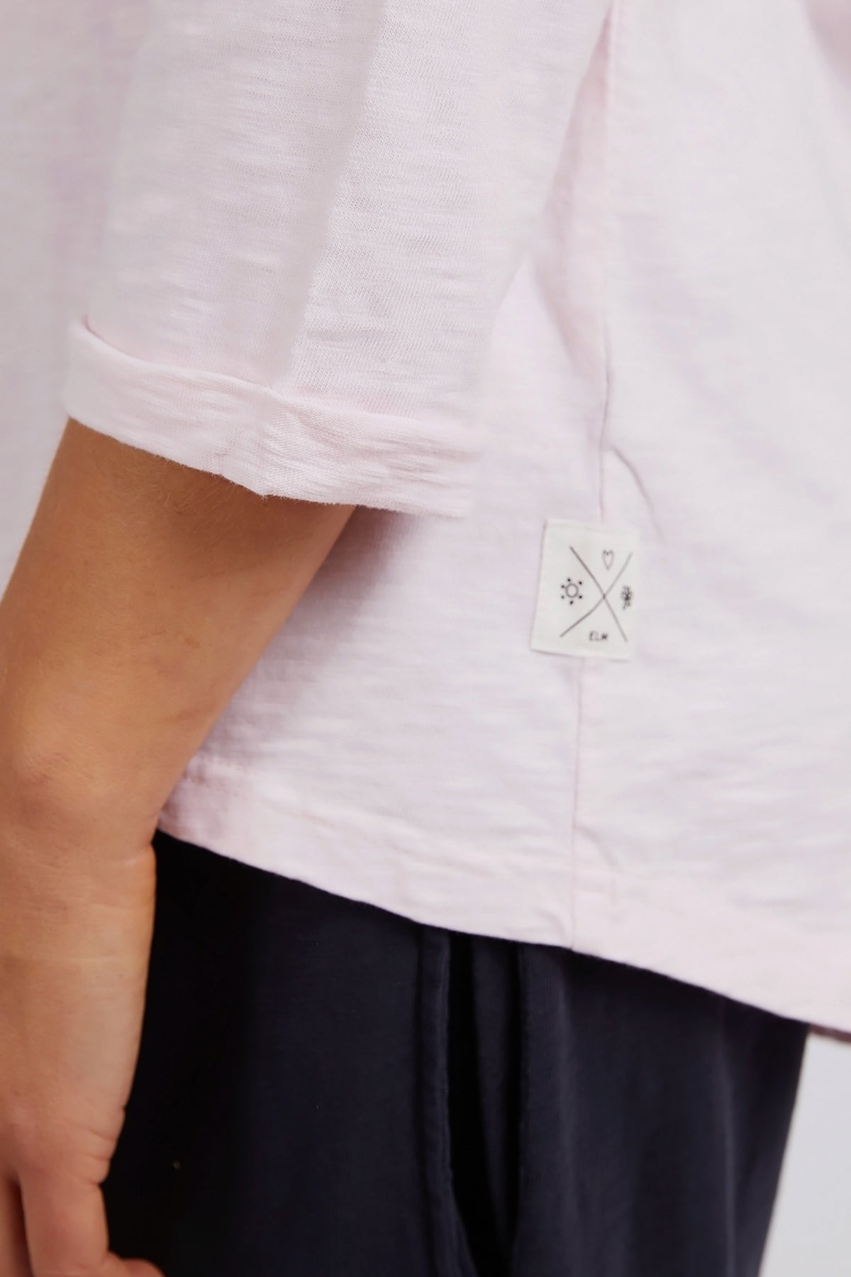 Annie 3/4 Sleeve Tee Pink Lady