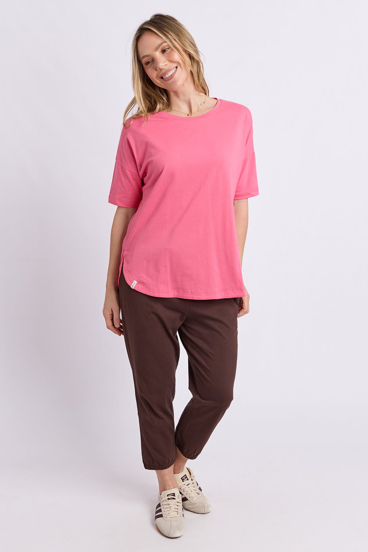 Society Short Sleeve Tee Pink Lemonade