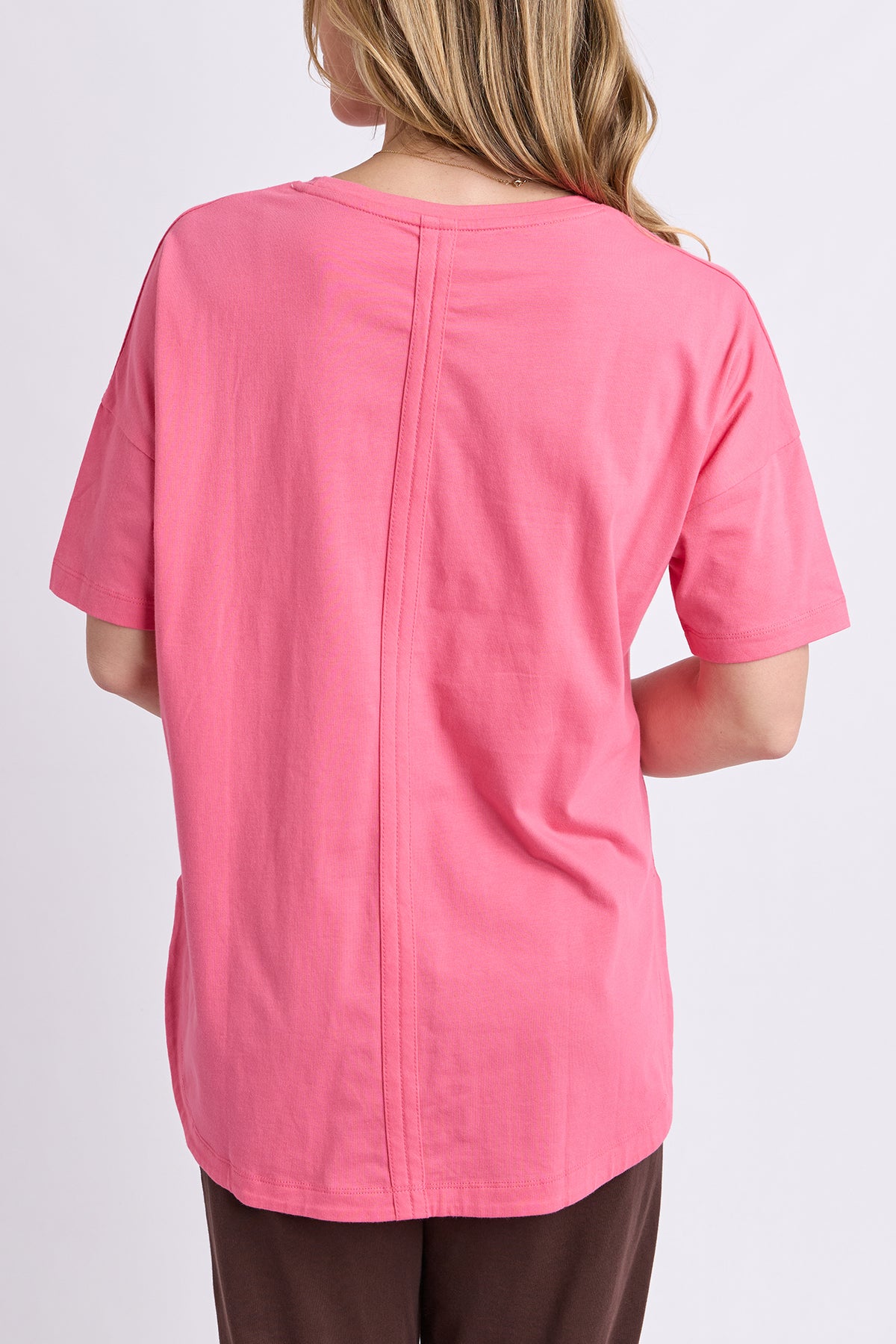 Society Short Sleeve Tee Pink Lemonade