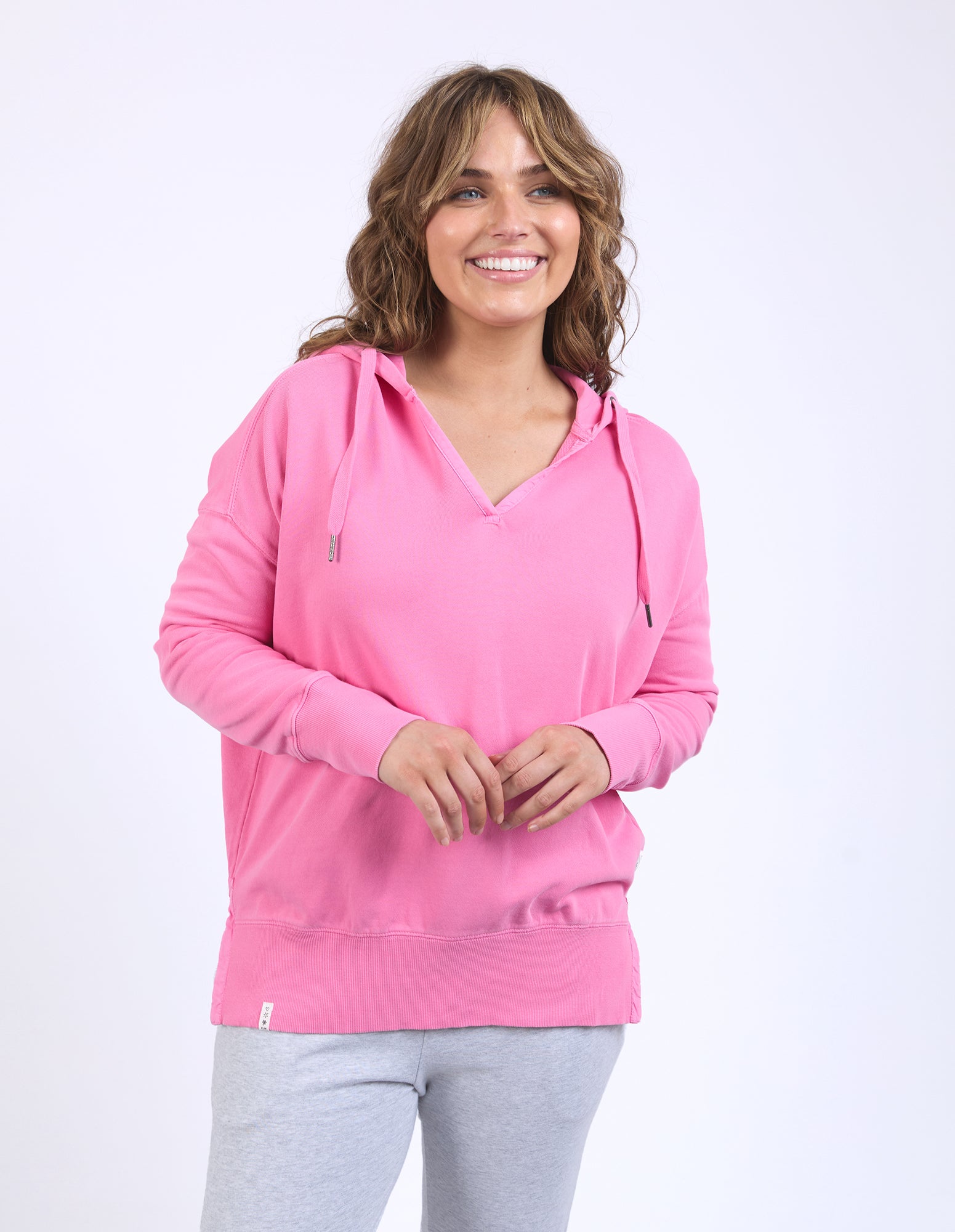 Paris Hoodie Pink Geranium